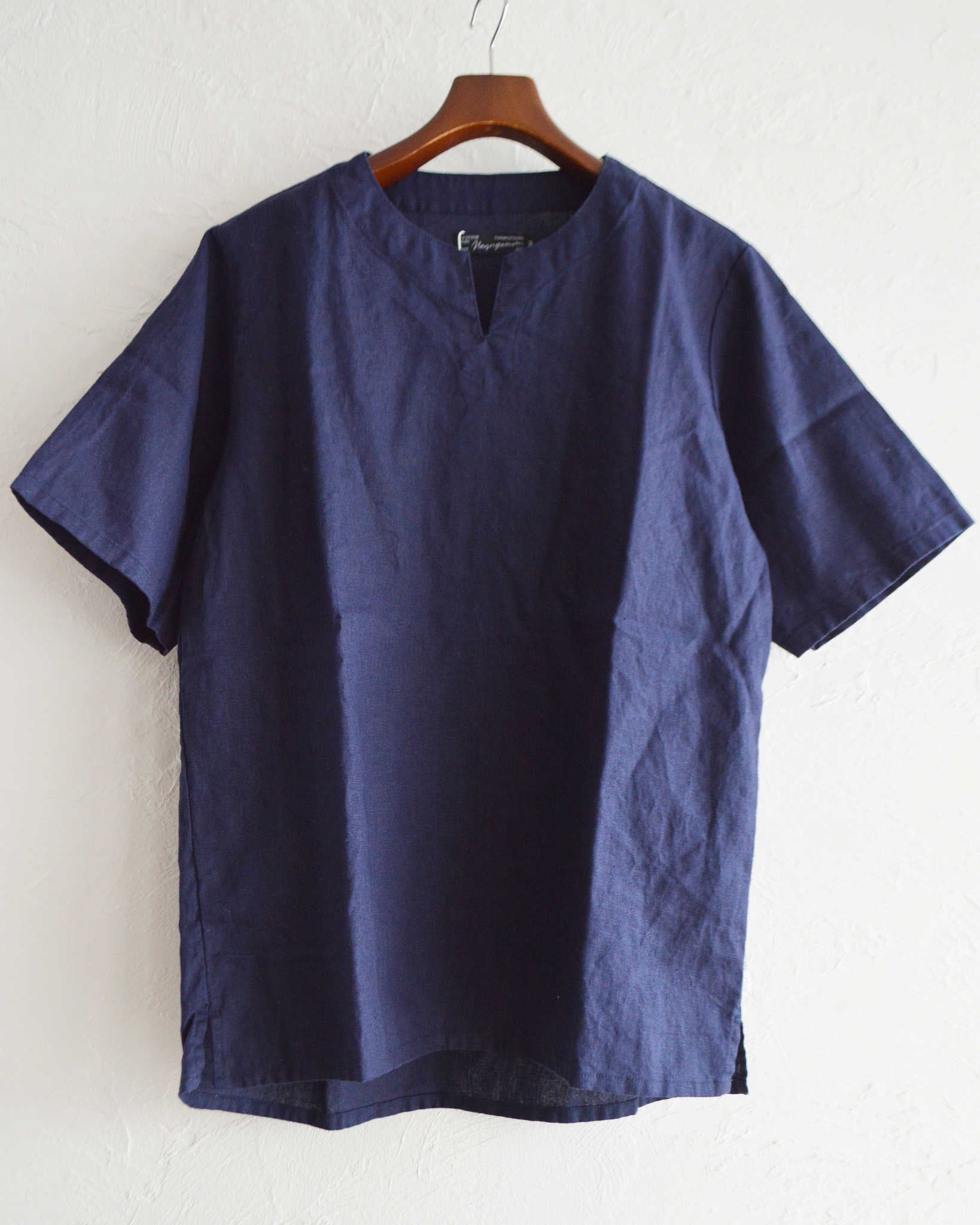Nasngwam. ナスングワム / LIBERTY SHIRTS リバティーシャツ (NAVY ネイビー)