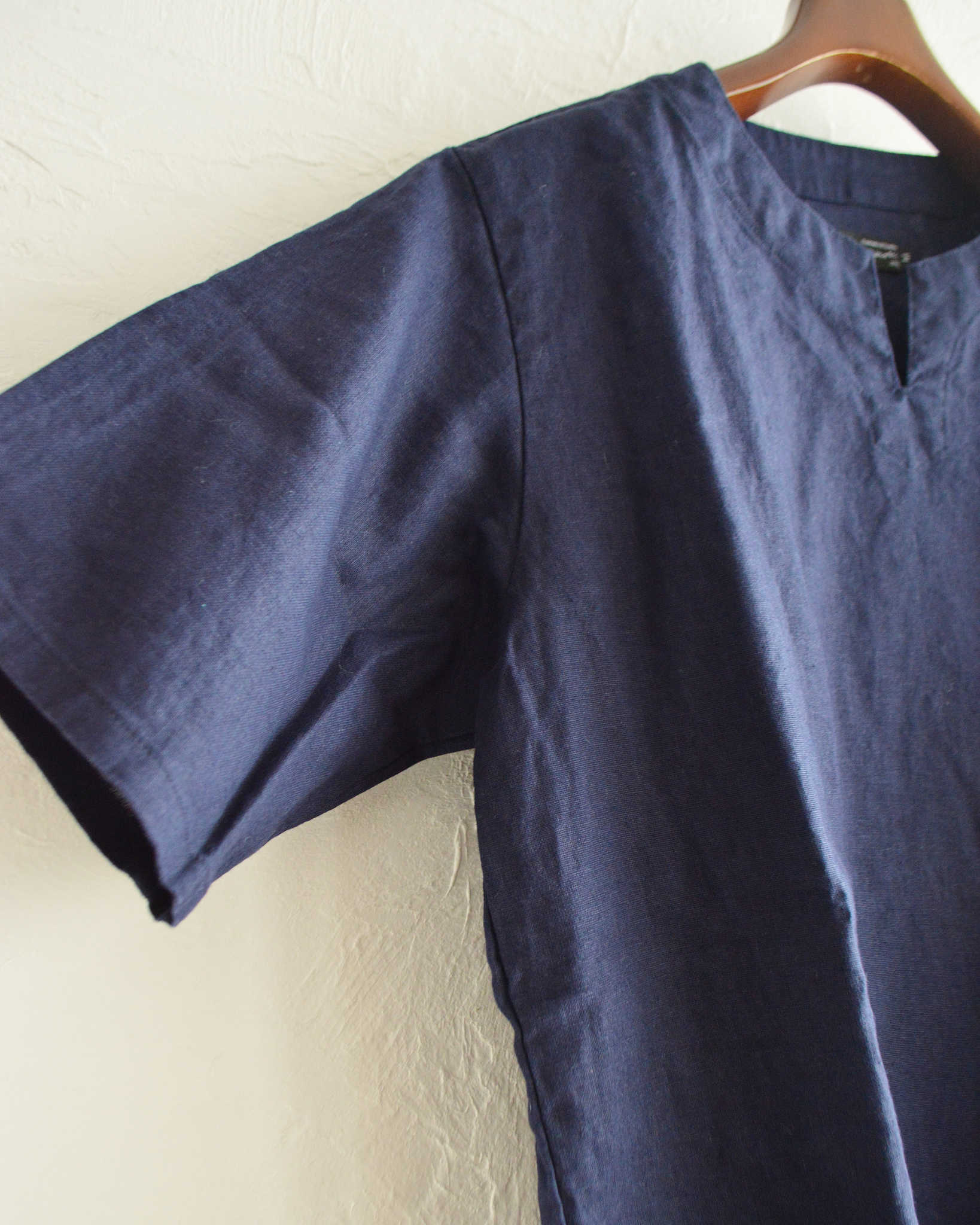 Nasngwam. ナスングワム / LIBERTY SHIRTS リバティーシャツ (NAVY ネイビー)