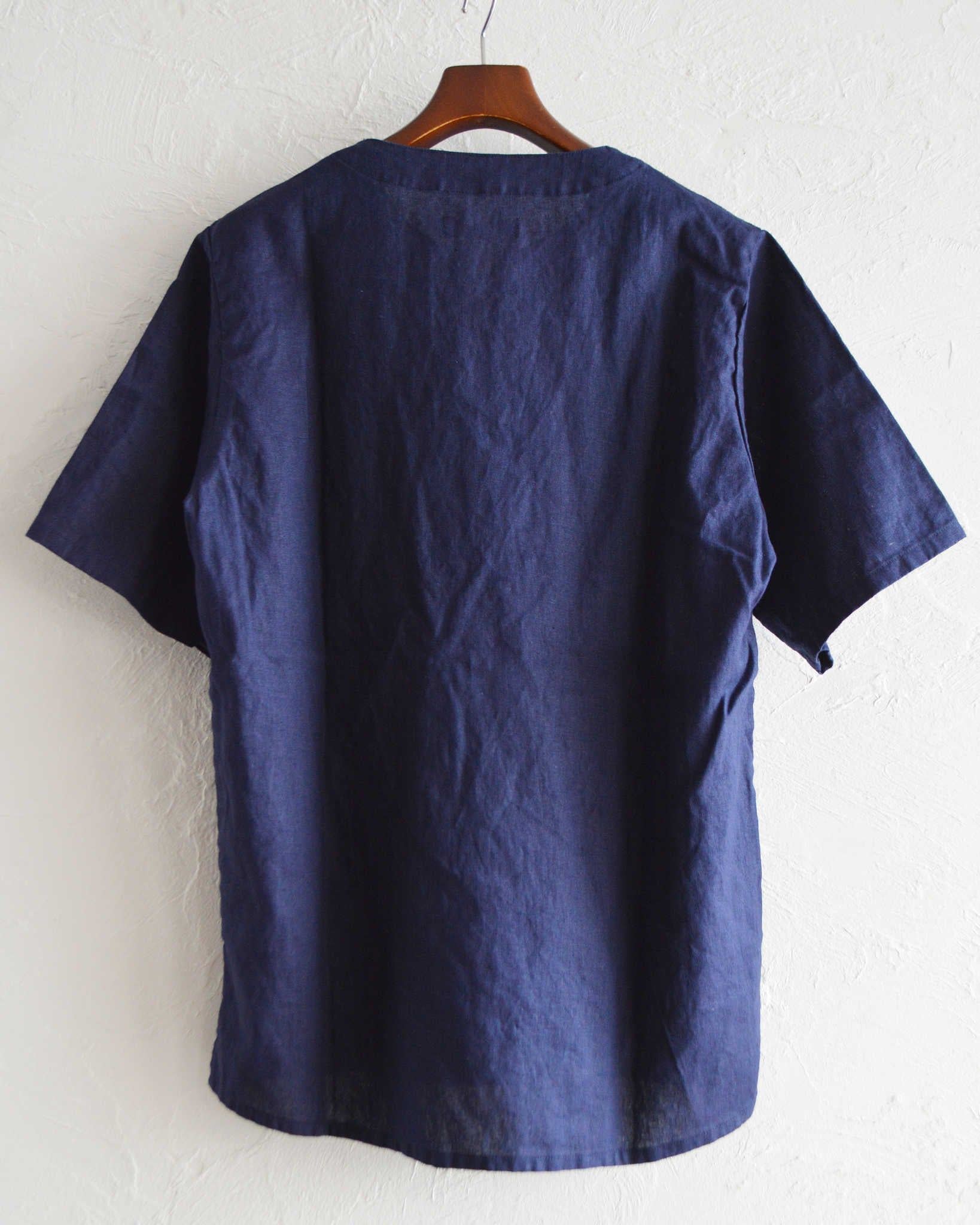 Nasngwam. ナスングワム / LIBERTY SHIRTS リバティーシャツ (NAVY ネイビー)