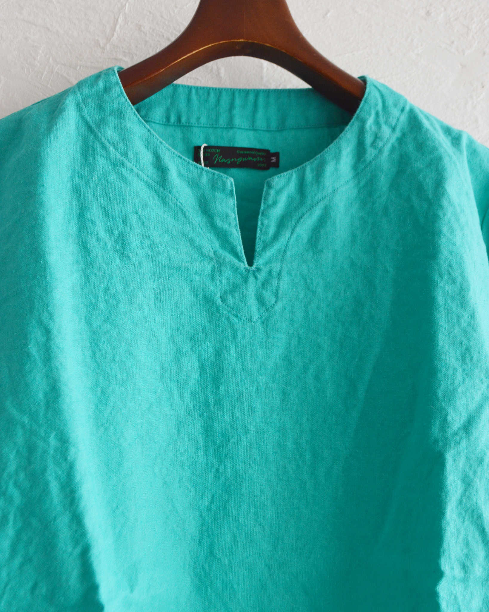 Nasngwam. ナスングワム / LIBERTY SHIRTS リバティーシャツ (EMERALD GREEN エメラルドグリーン)