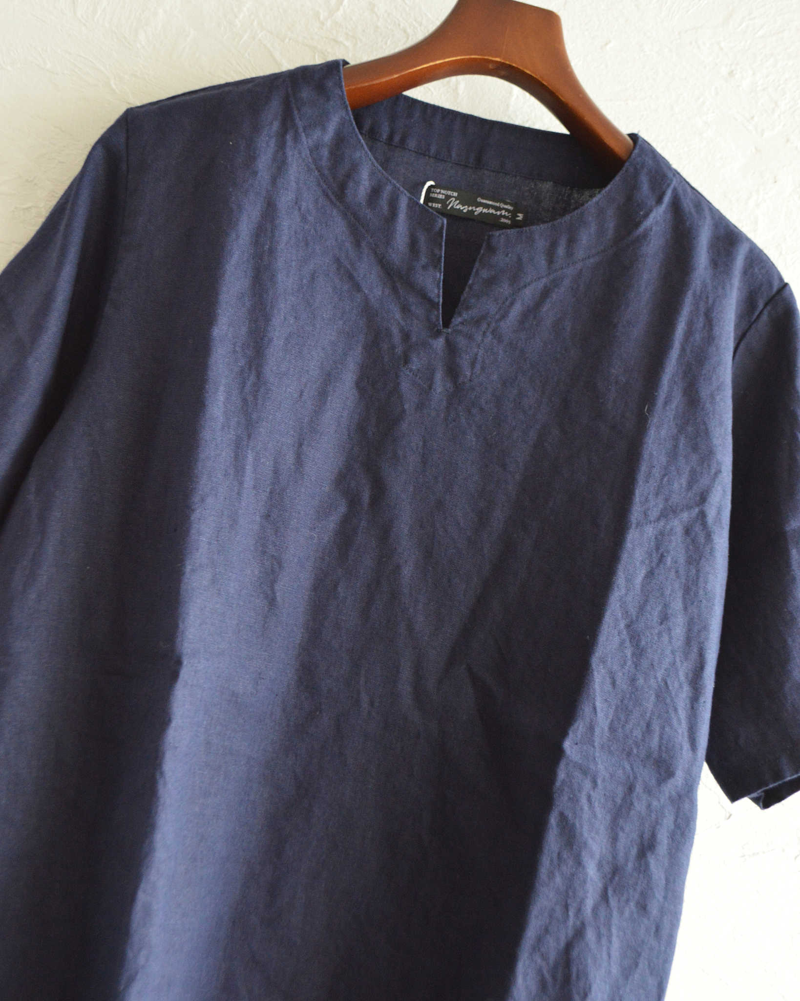 Nasngwam. ナスングワム / LIBERTY SHIRTS リバティーシャツ (NAVY ネイビー)