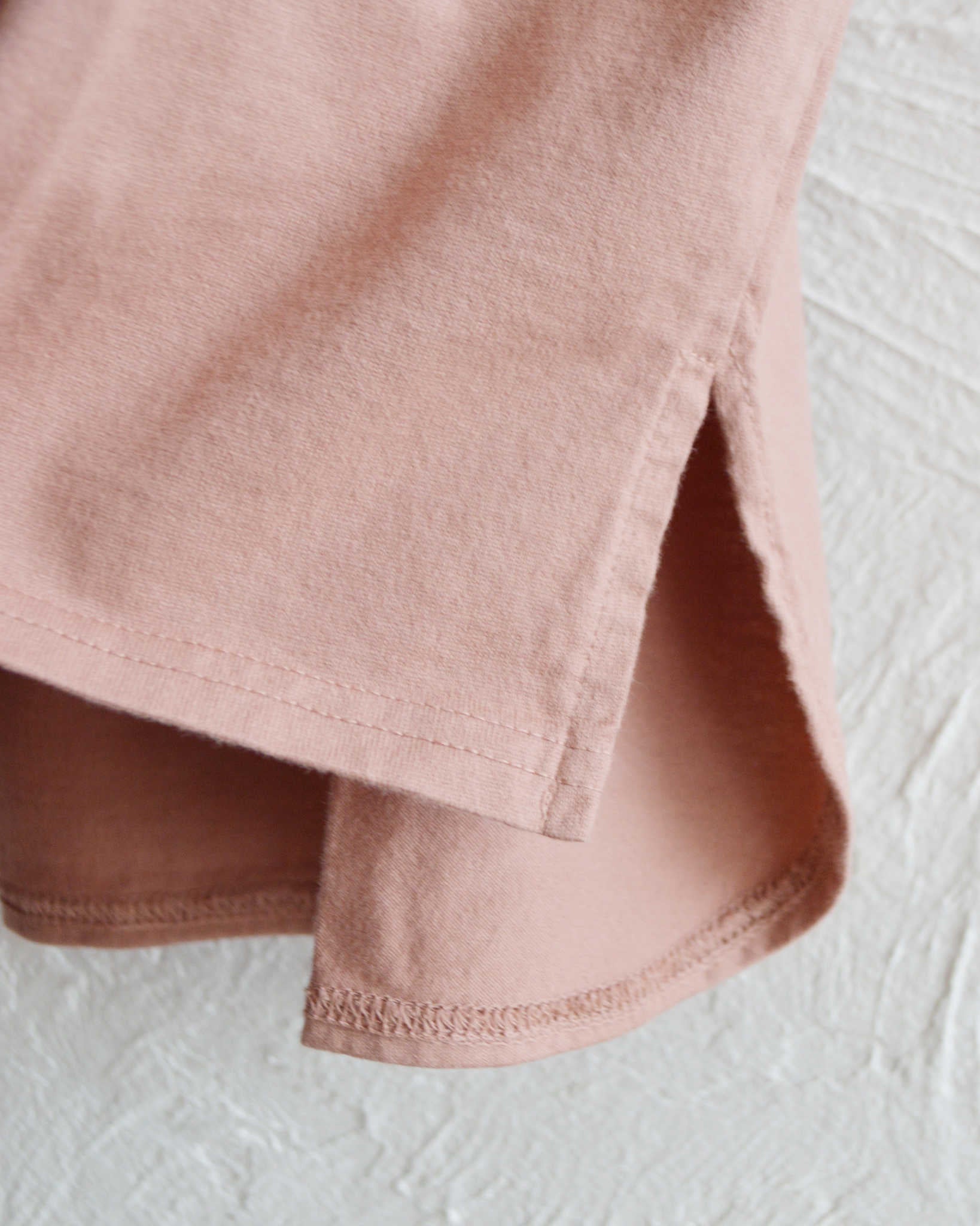 Nasngwam. ナスングワム / ESSENTIAL TANKTOP エッセンシャルタンクトップ (SMOKE PINK スモークピンク)