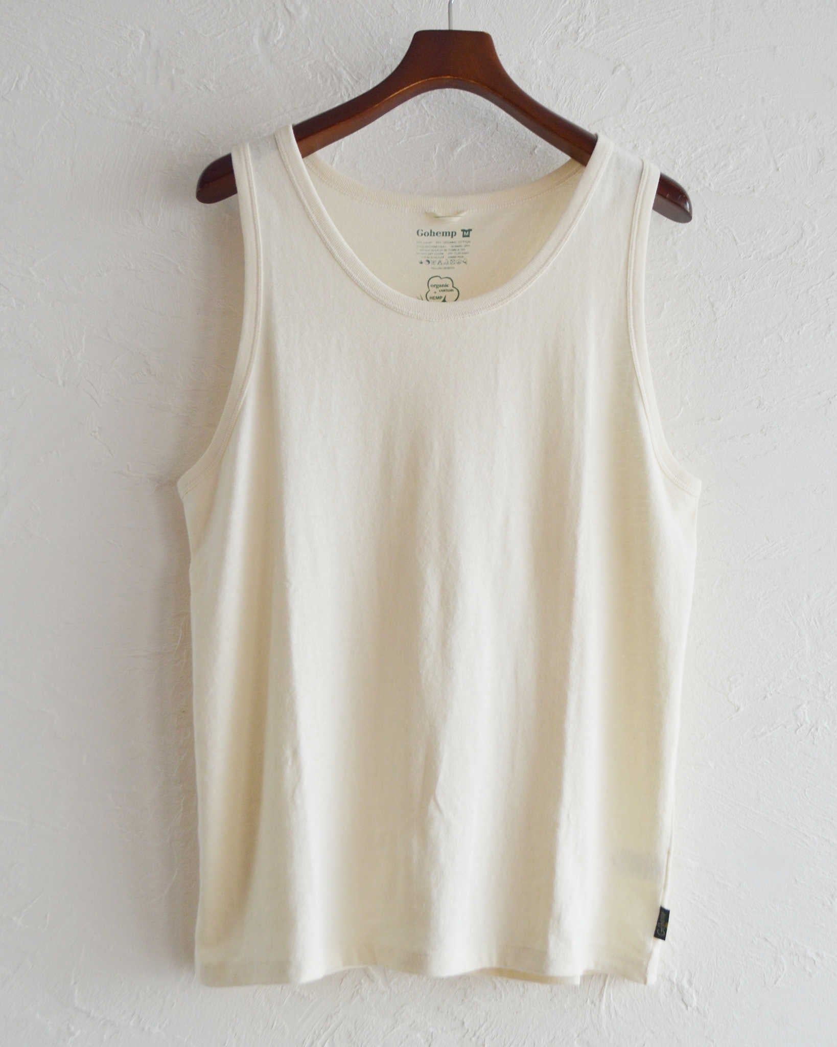 GOHEMP ゴーヘンプ / FINEDAY TANK TOP ファインデータンクトップ (NATURAL ナチュラル)