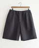 LAMOND ラモンド / WIDE TC WETHER SHORTS ワイドティーシーウェザーショーツ (BLACK ブラック)