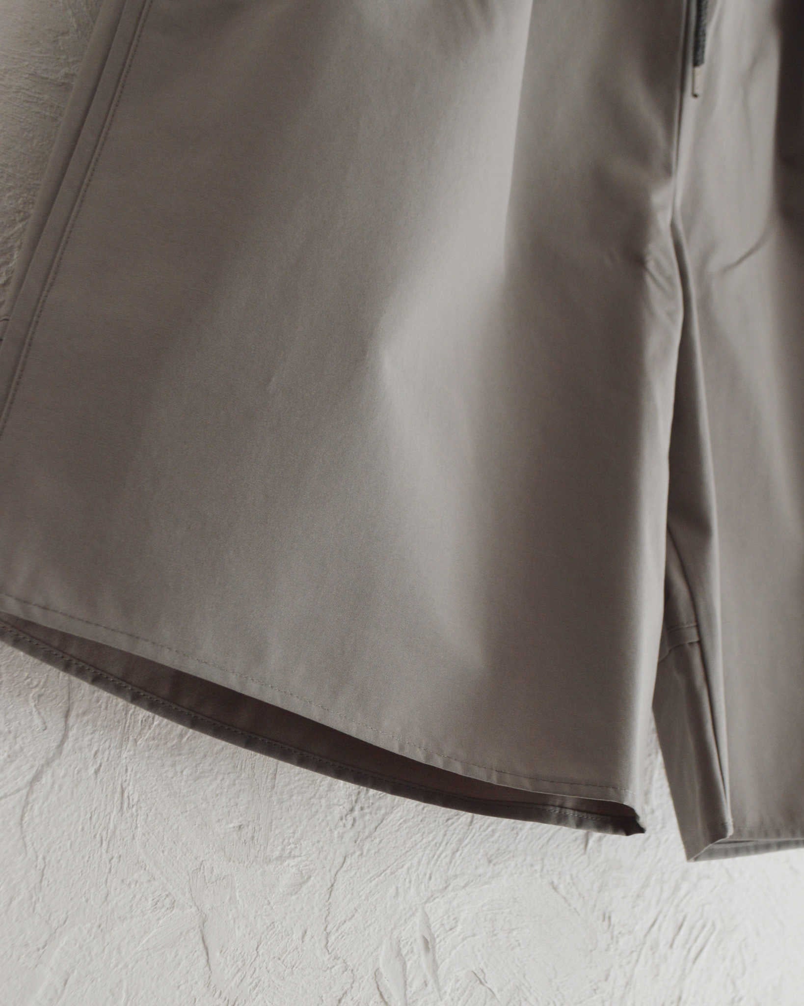 LAMOND ラモンド / WIDE TC WETHER SHORTS ワイドティーシーウェザーショーツ (GREIGE グレージュ)