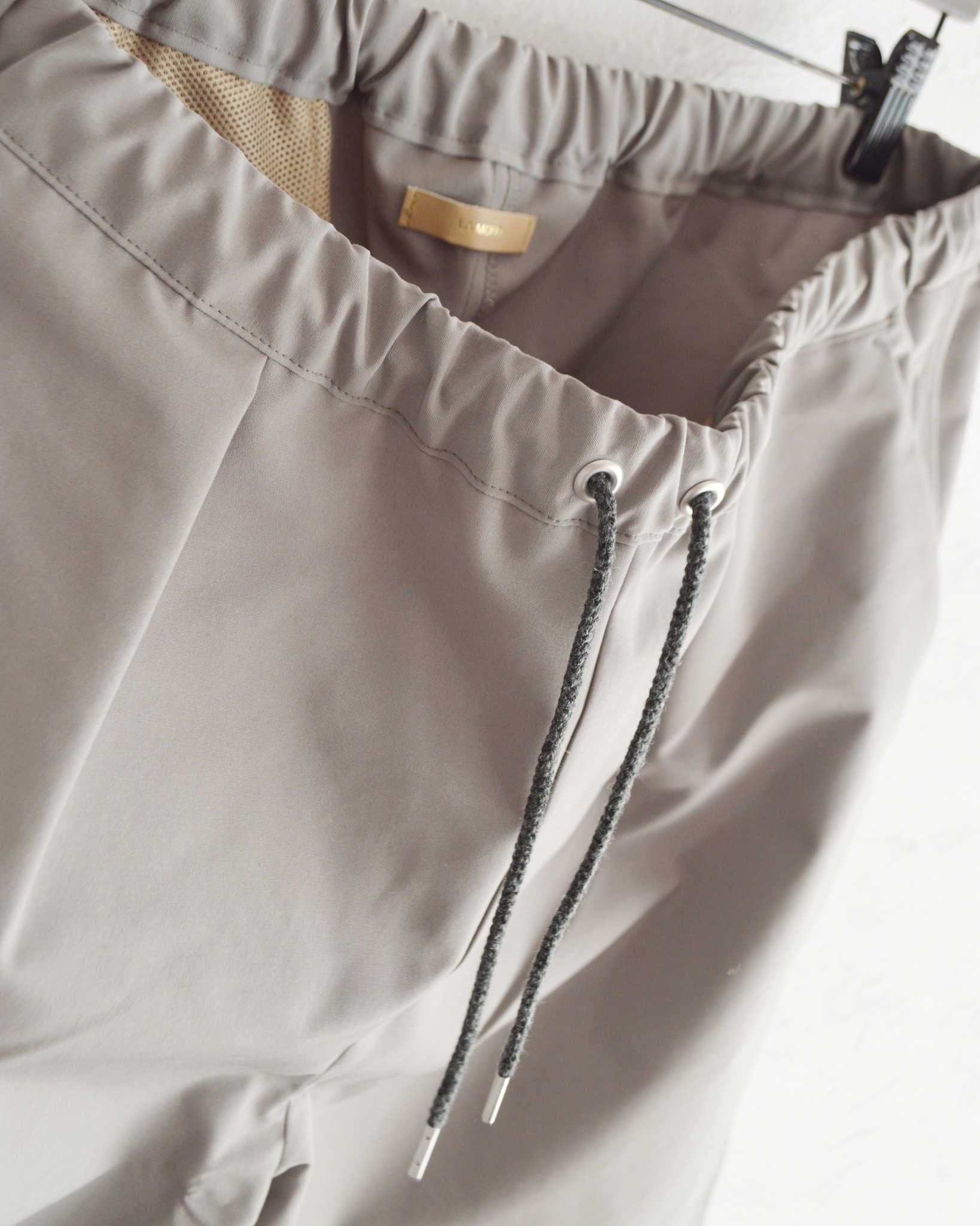 LAMOND ラモンド / WIDE TC WETHER SHORTS ワイドティーシーウェザーショーツ (GREIGE グレージュ)