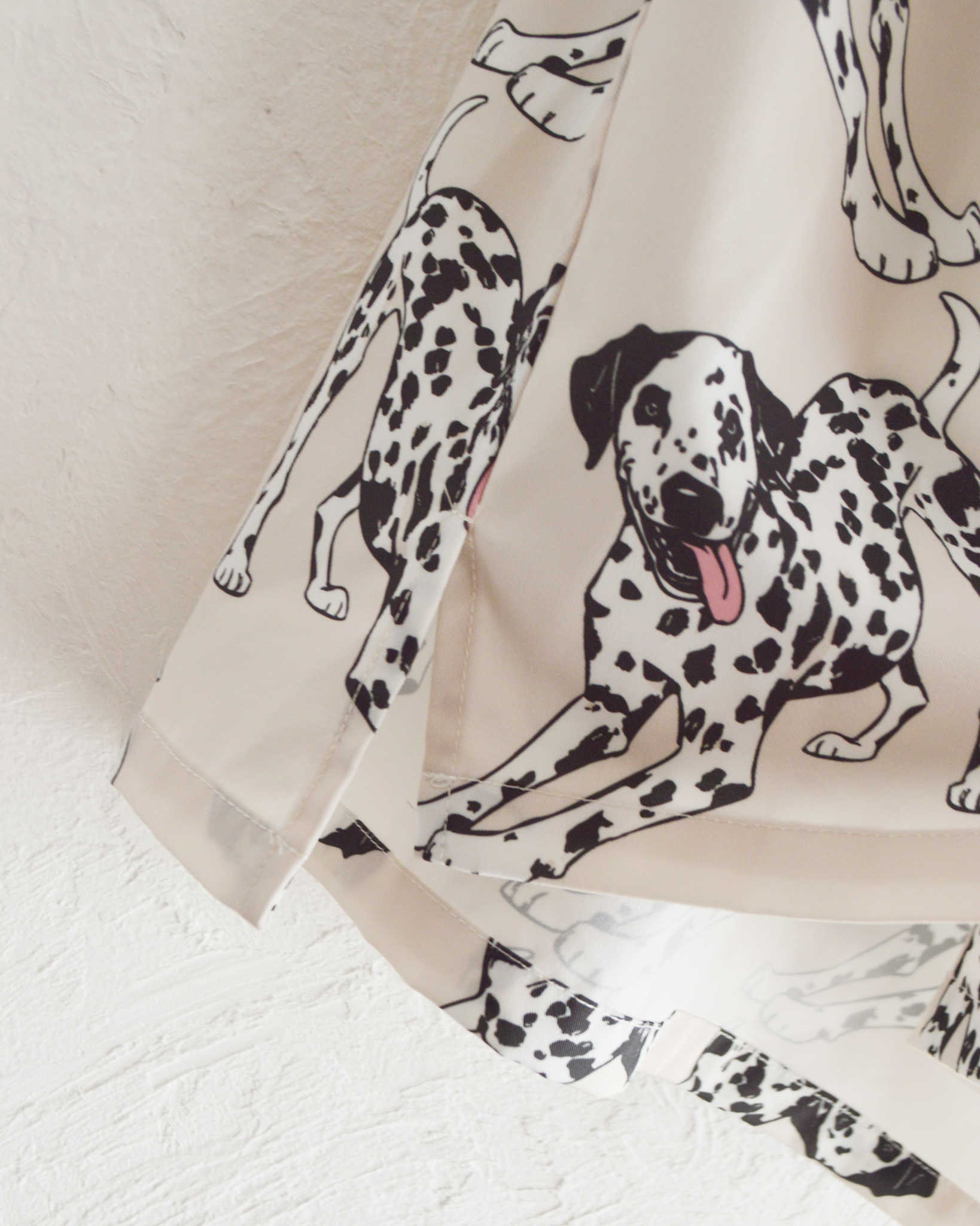 modemdesign モデムデザイン / DALMATIAN PRINT SHIRT ダルメシアンプリントシャツ (OFF WHITE オフホワイト)