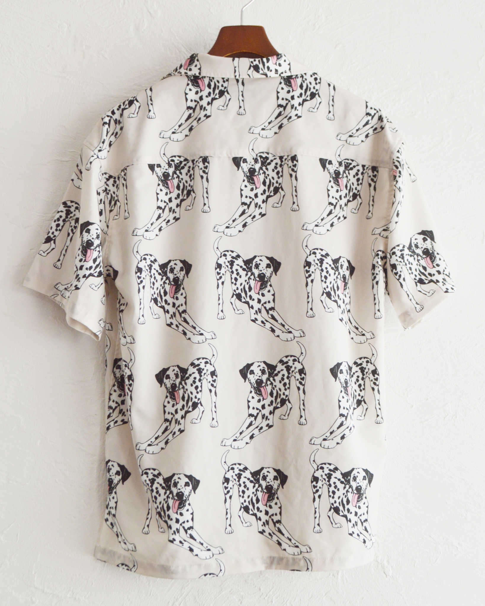 modemdesign モデムデザイン / DALMATIAN PRINT SHIRT ダルメシアンプリントシャツ (OFF WHITE オフホワイト)