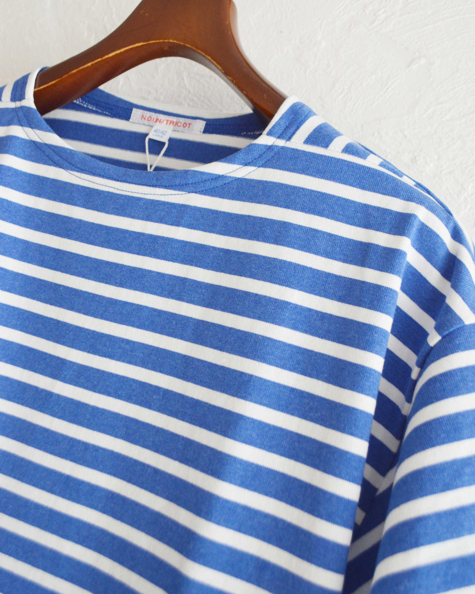 necessary or unnecessary ネセサリーオアアンネセサリー N.O.UN ナウン / DEEP DELTA S/S ディープデルタエスエス (BLUE BORDER ブルーボーダー)