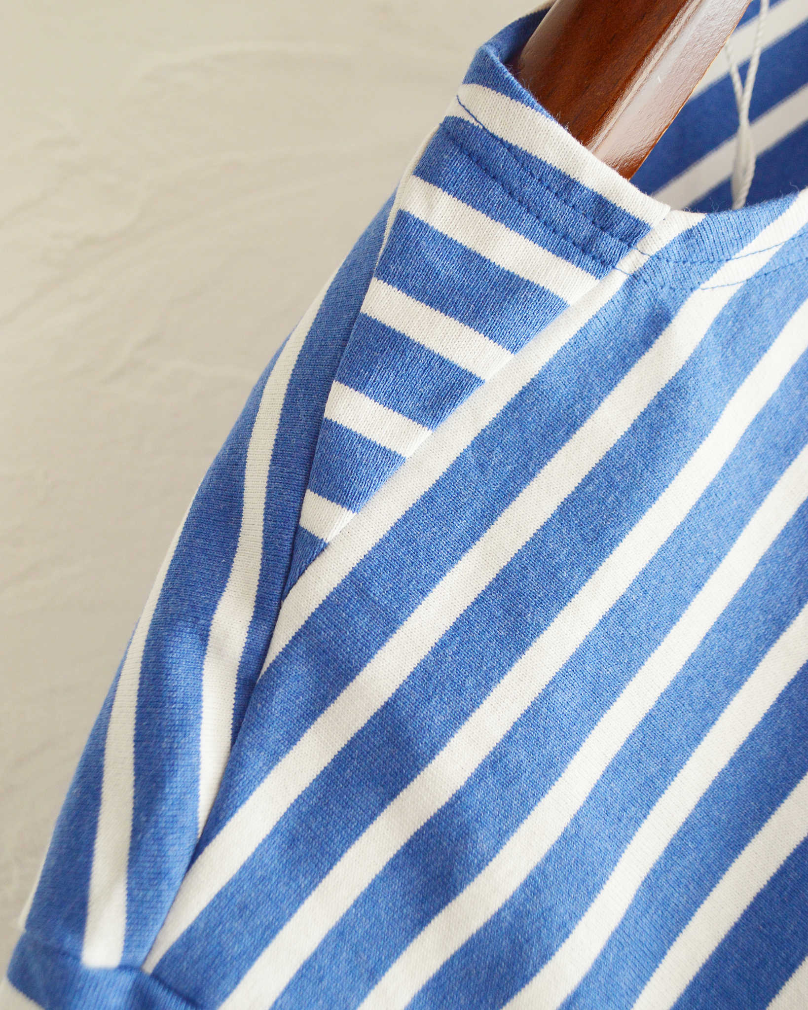 necessary or unnecessary ネセサリーオアアンネセサリー N.O.UN ナウン / DEEP DELTA S/S ディープデルタエスエス (BLUE BORDER ブルーボーダー)