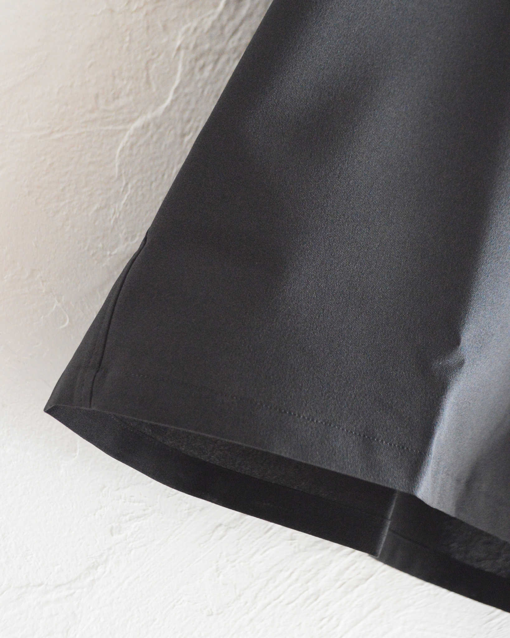 LAMOND ラモンド/ SHARI SHIRTS シャリシャツ (BLACK ブラック)