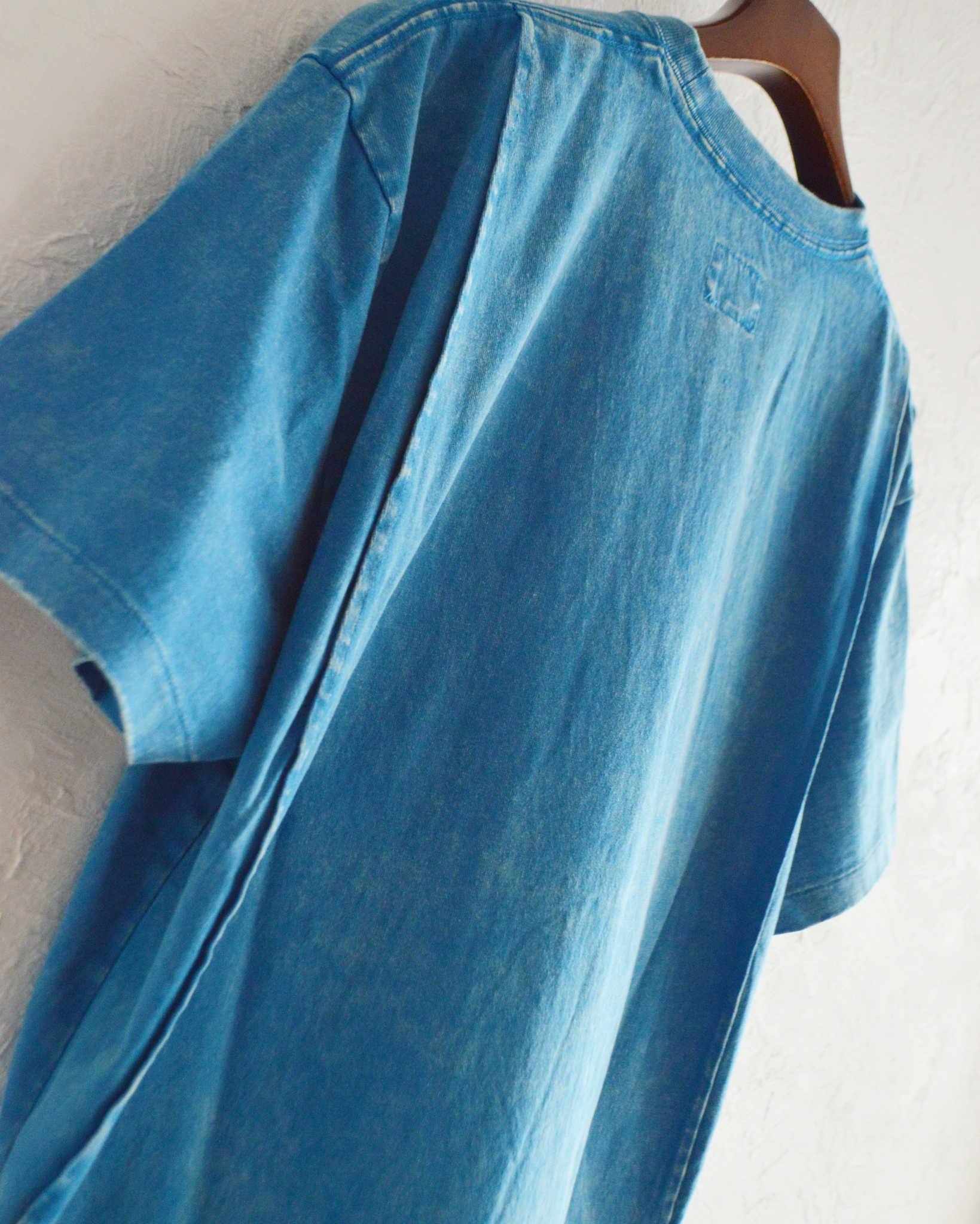 IMPRESTORE インプレストア / Frank T-cloth V.D フランク | Pocket tee ポケットティー (FADED TURQUOIS フェーデットターコイズ)