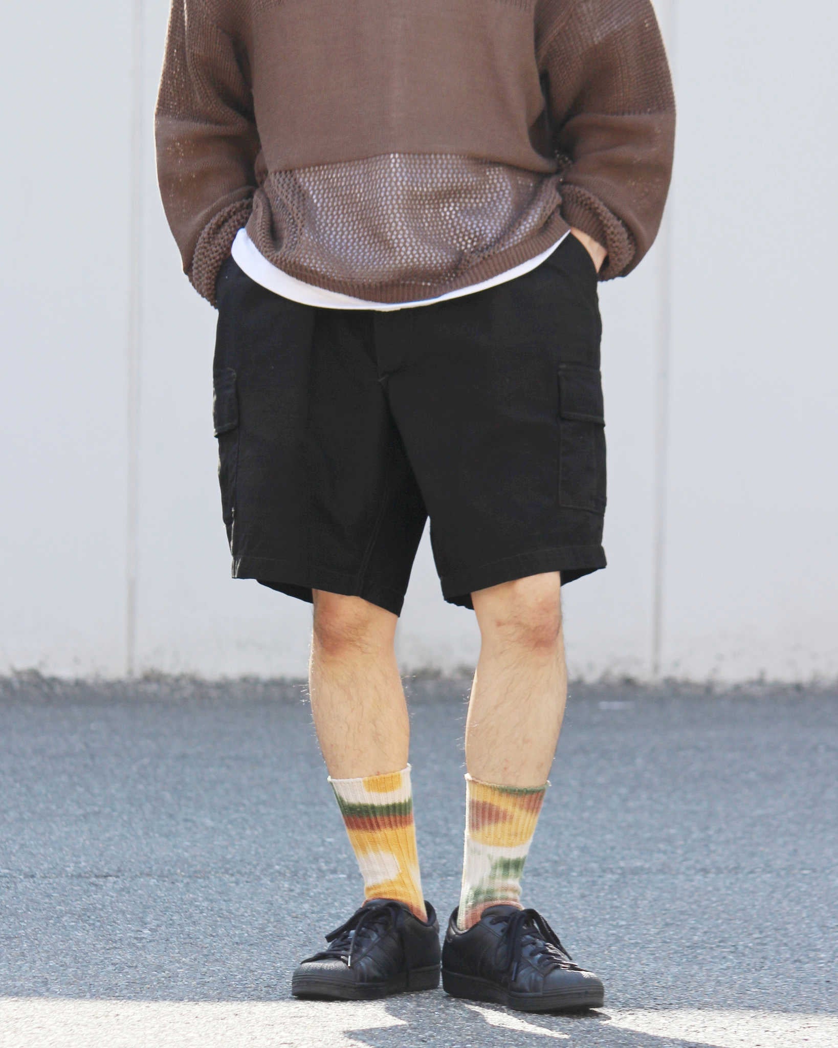 oddment オッドメント / CUSTOM BDU SHORTS カスタムビーディーユーショーツ (BLACK ブラック)