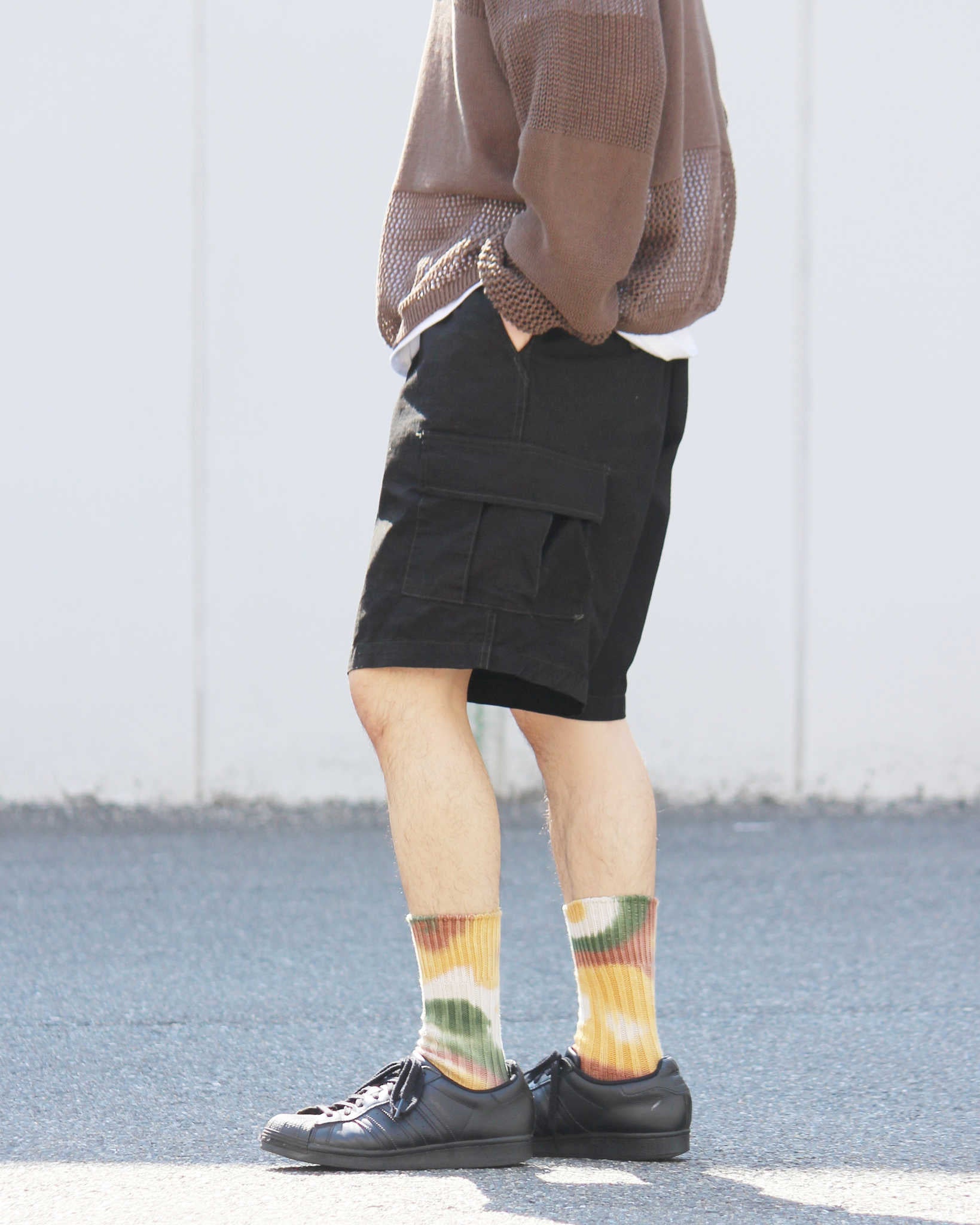 oddment オッドメント / CUSTOM BDU SHORTS カスタムビーディーユーショーツ (BLACK ブラック)