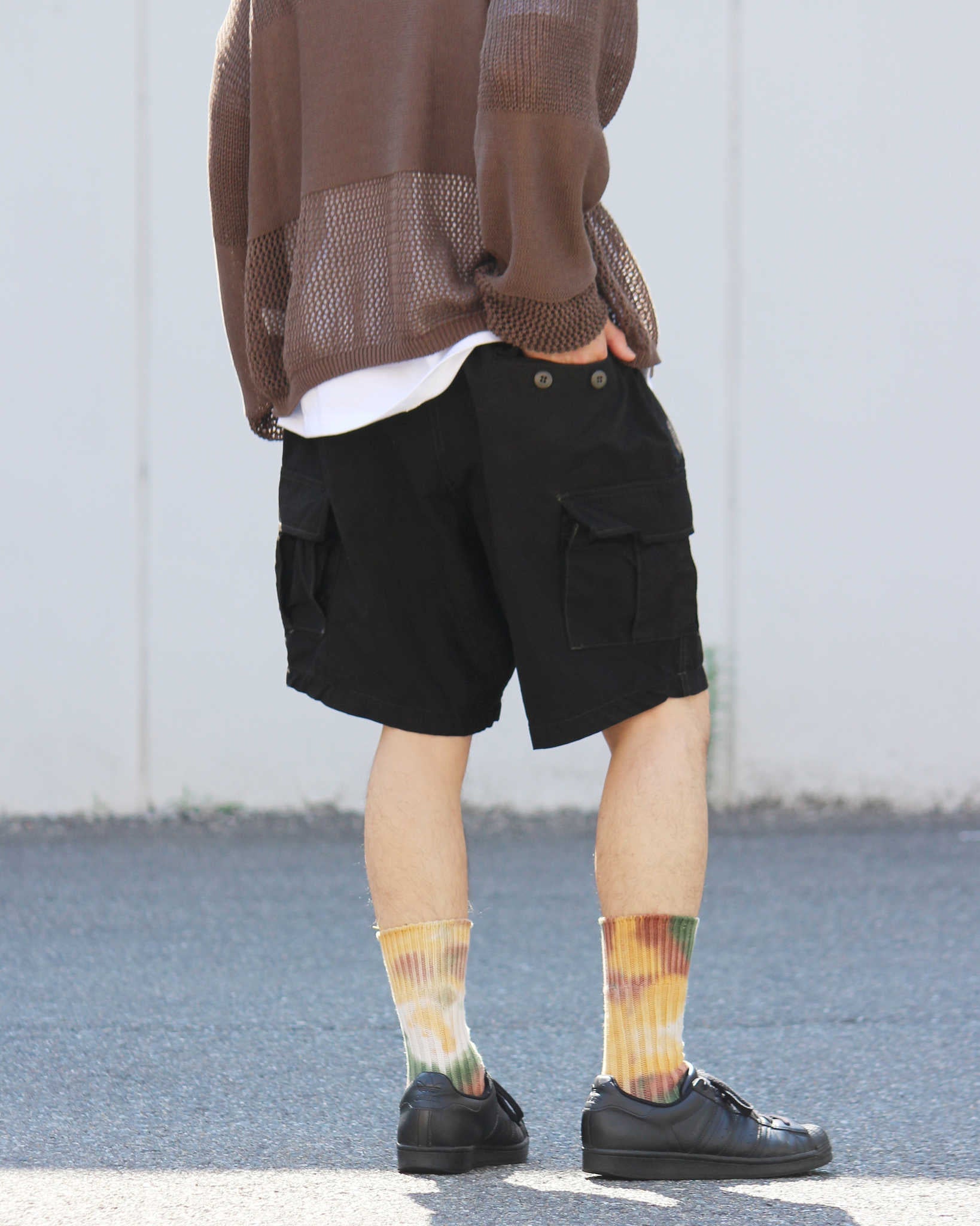 oddment オッドメント / CUSTOM BDU SHORTS カスタムビーディーユーショーツ (BLACK ブラック)