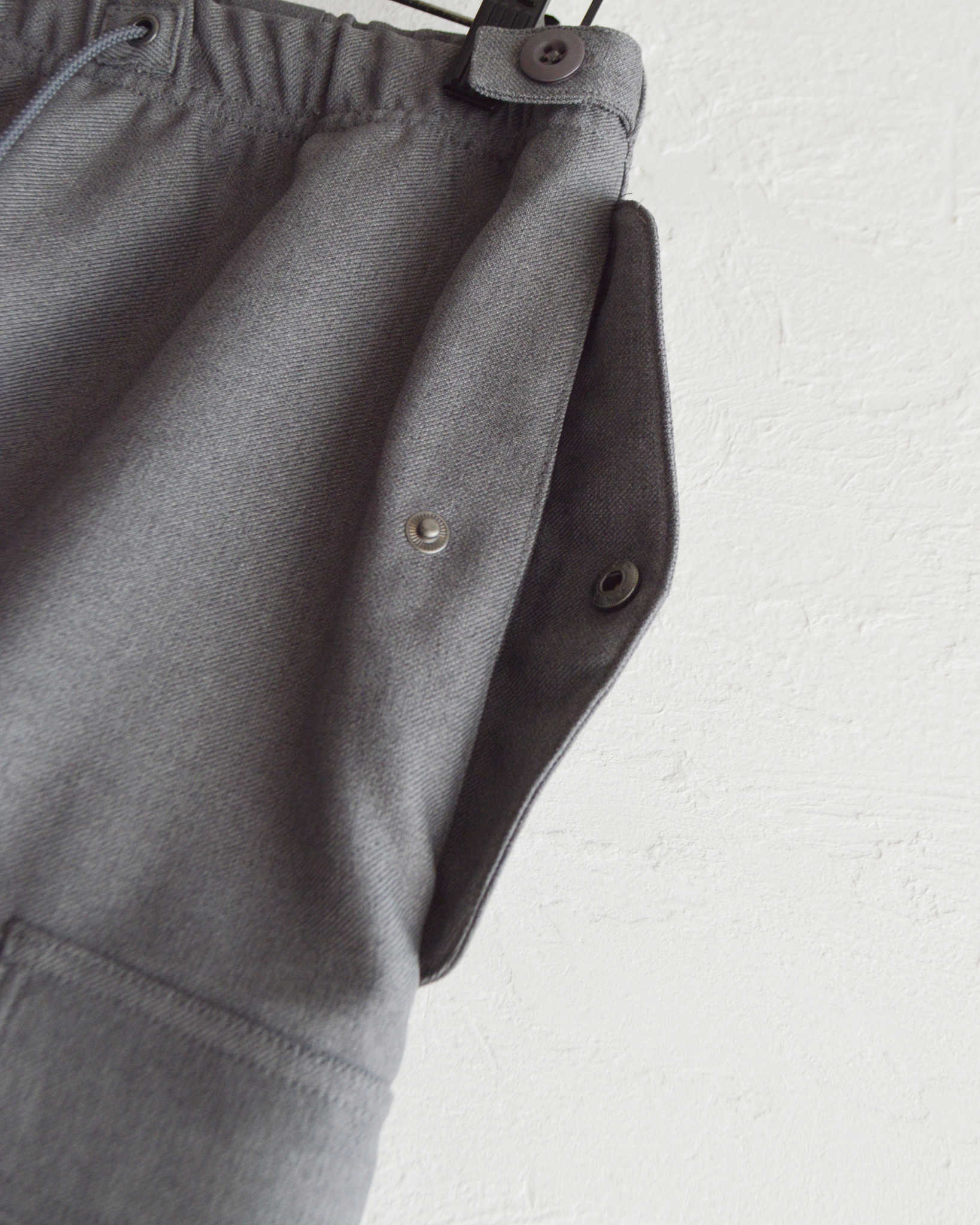 IMPRESTORE インプレストア / Randy shorts-sta-prest ランディー | Easy trousers Shorts イージートラウザーズショーツ (GRAY グレー)