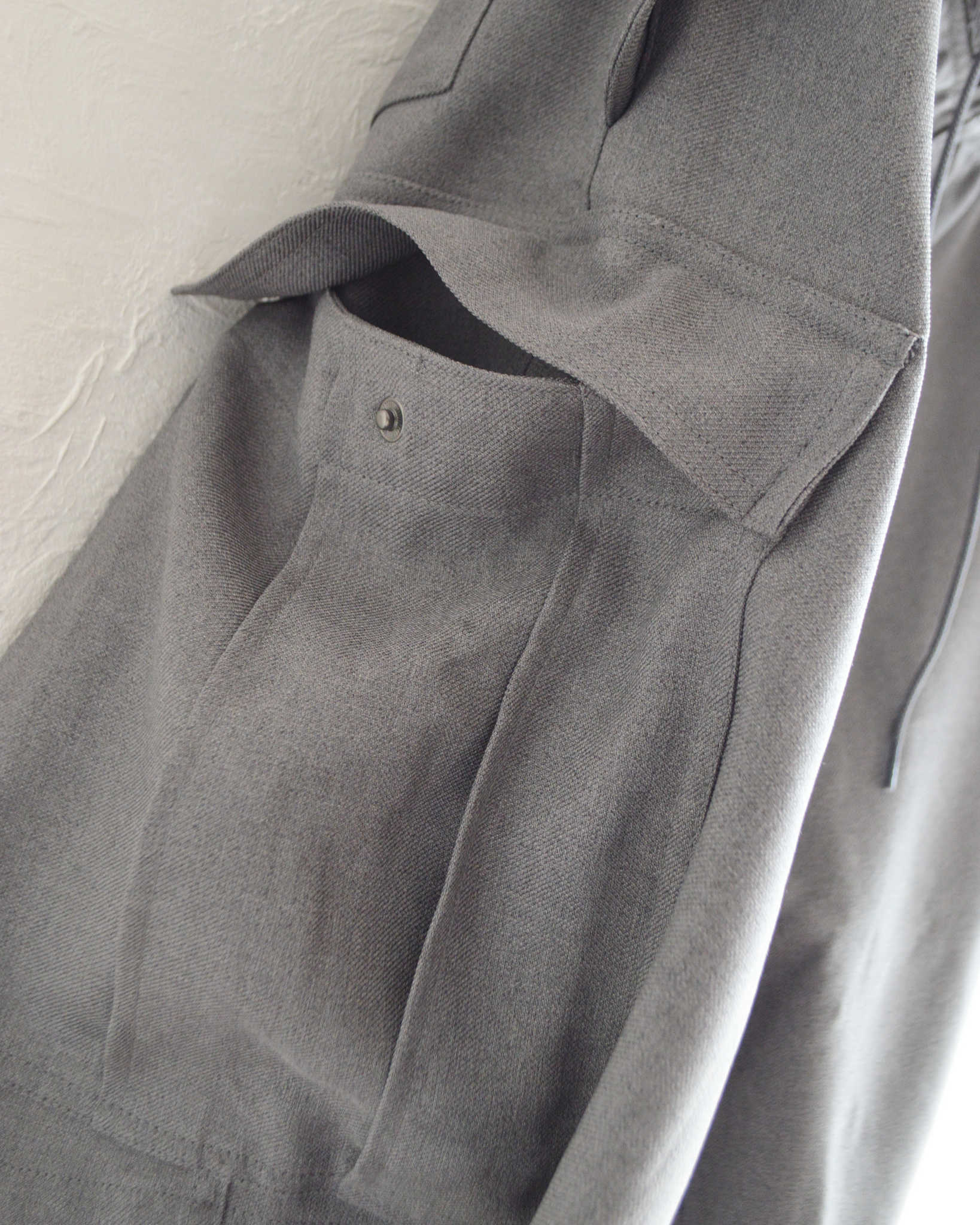 IMPRESTORE インプレストア / Randy shorts-sta-prest ランディー | Easy trousers Shorts イージートラウザーズショーツ (GRAY グレー)