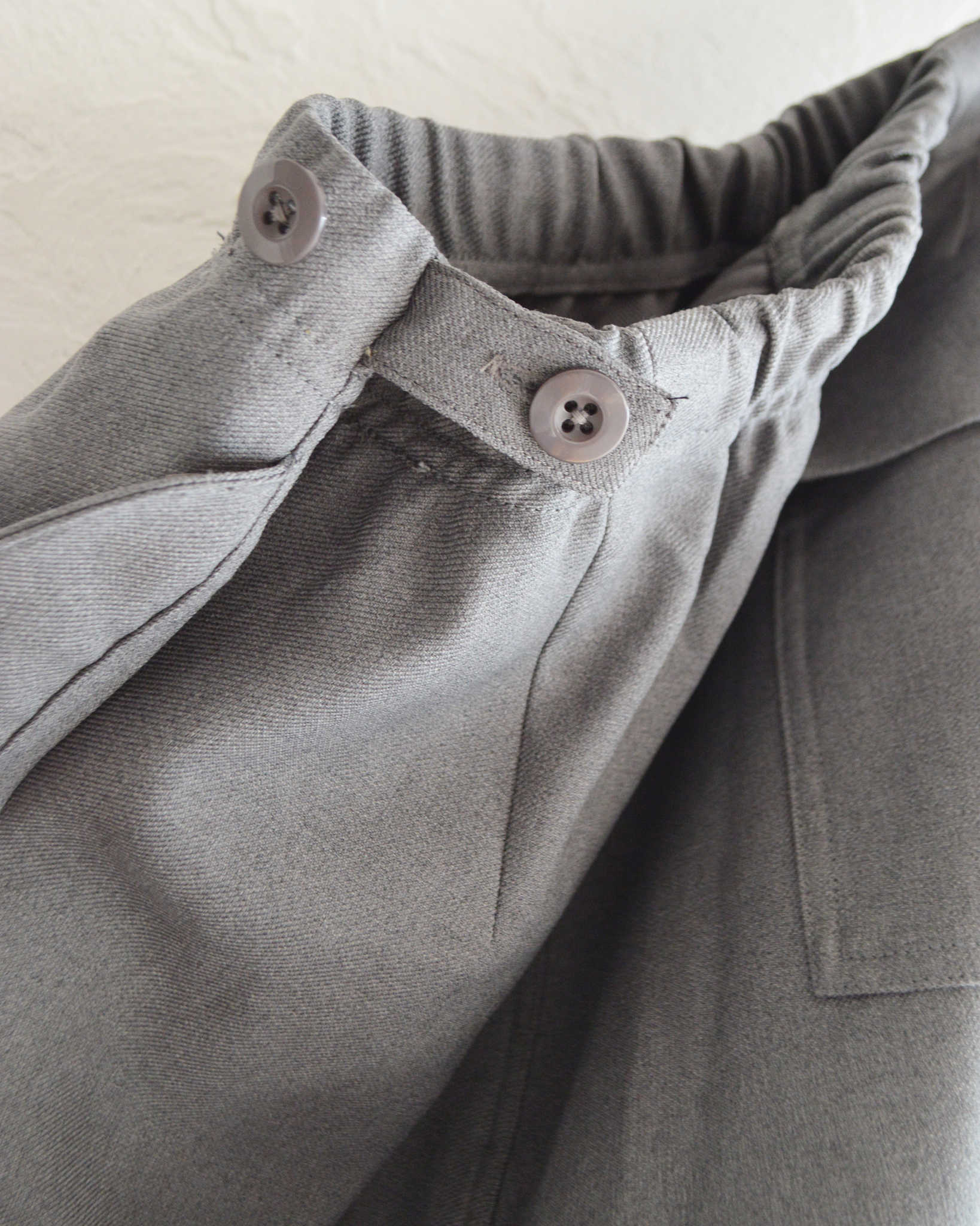 IMPRESTORE インプレストア / Randy shorts-sta-prest ランディー | Easy trousers Shorts イージートラウザーズショーツ (GRAY グレー)