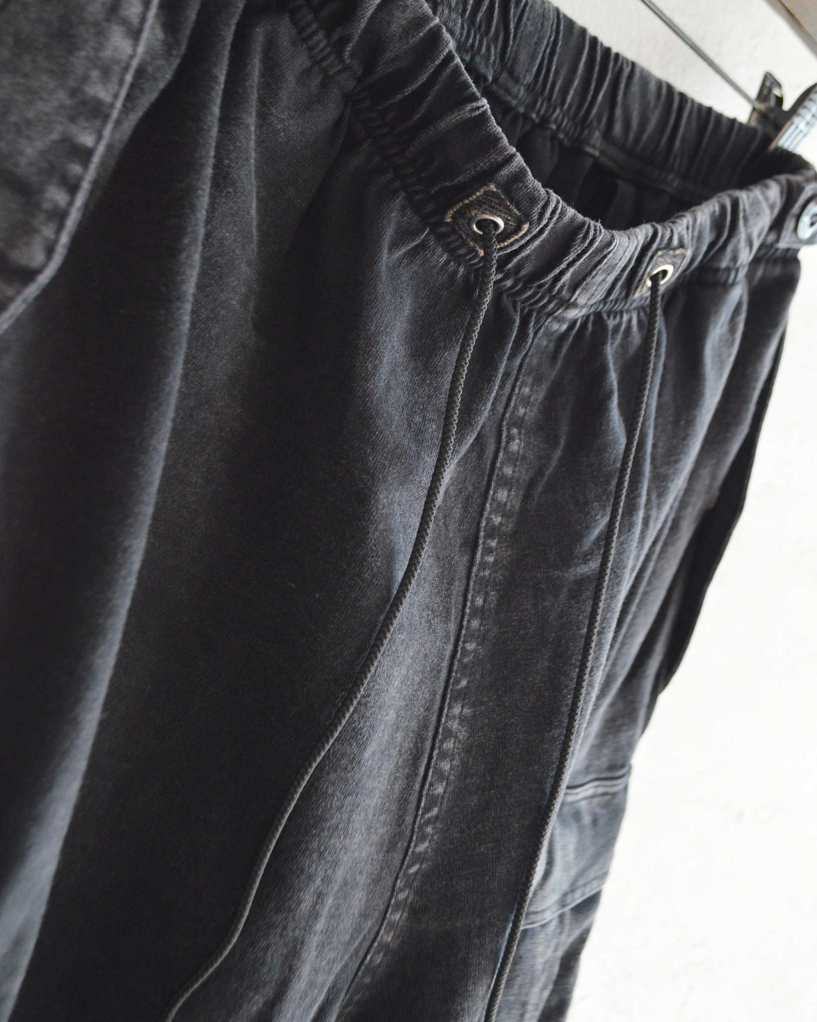 IMPRESTORE インプレストア / Randy shorts t-cloth V.D ランディー | Easy trousers Shorts イージートラウザーズショーツ (FADED BLACK フェイデットブラック)