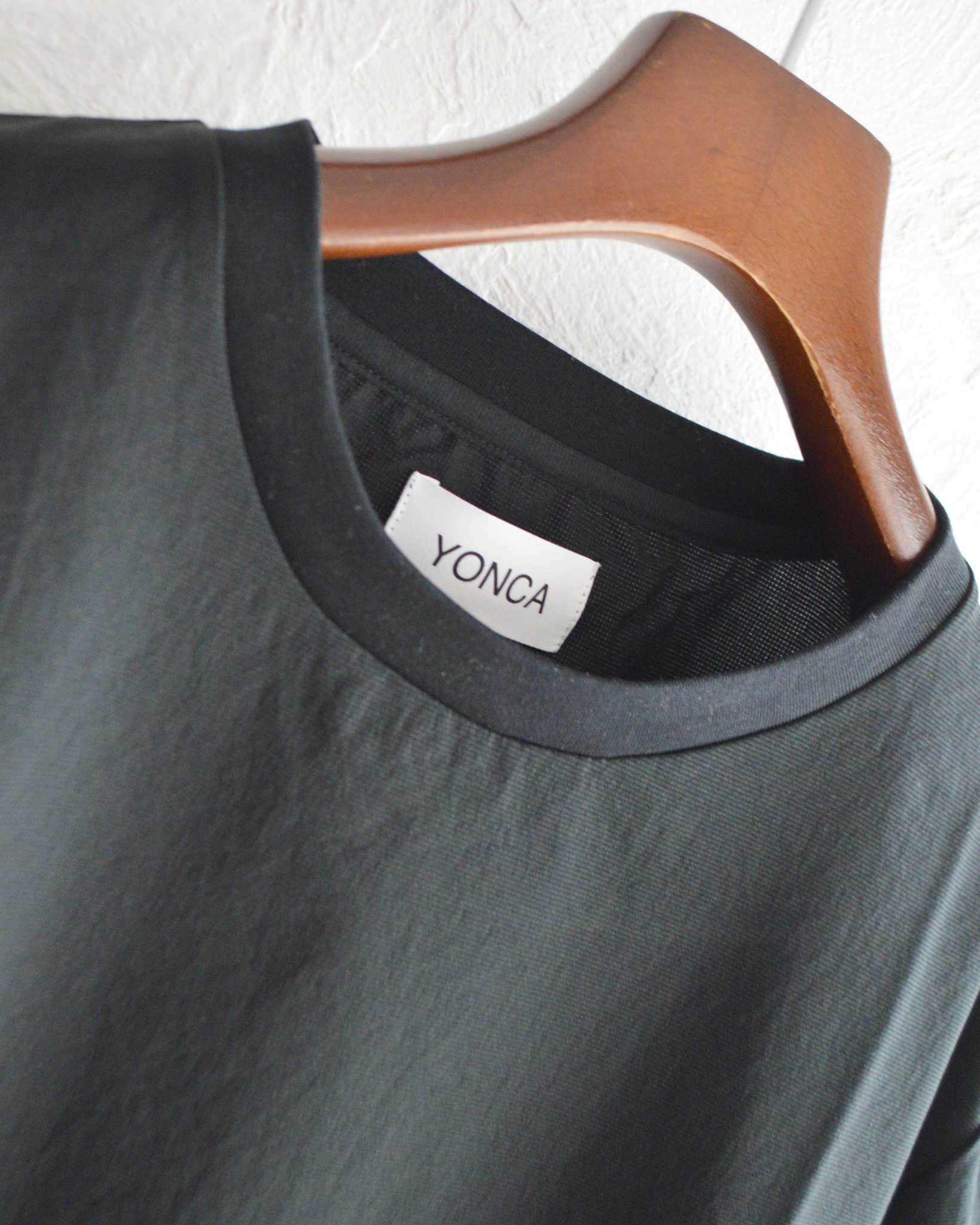YONCA ヨンカ / COOL TECH TEE クールテックティー (BLACK ブラック)