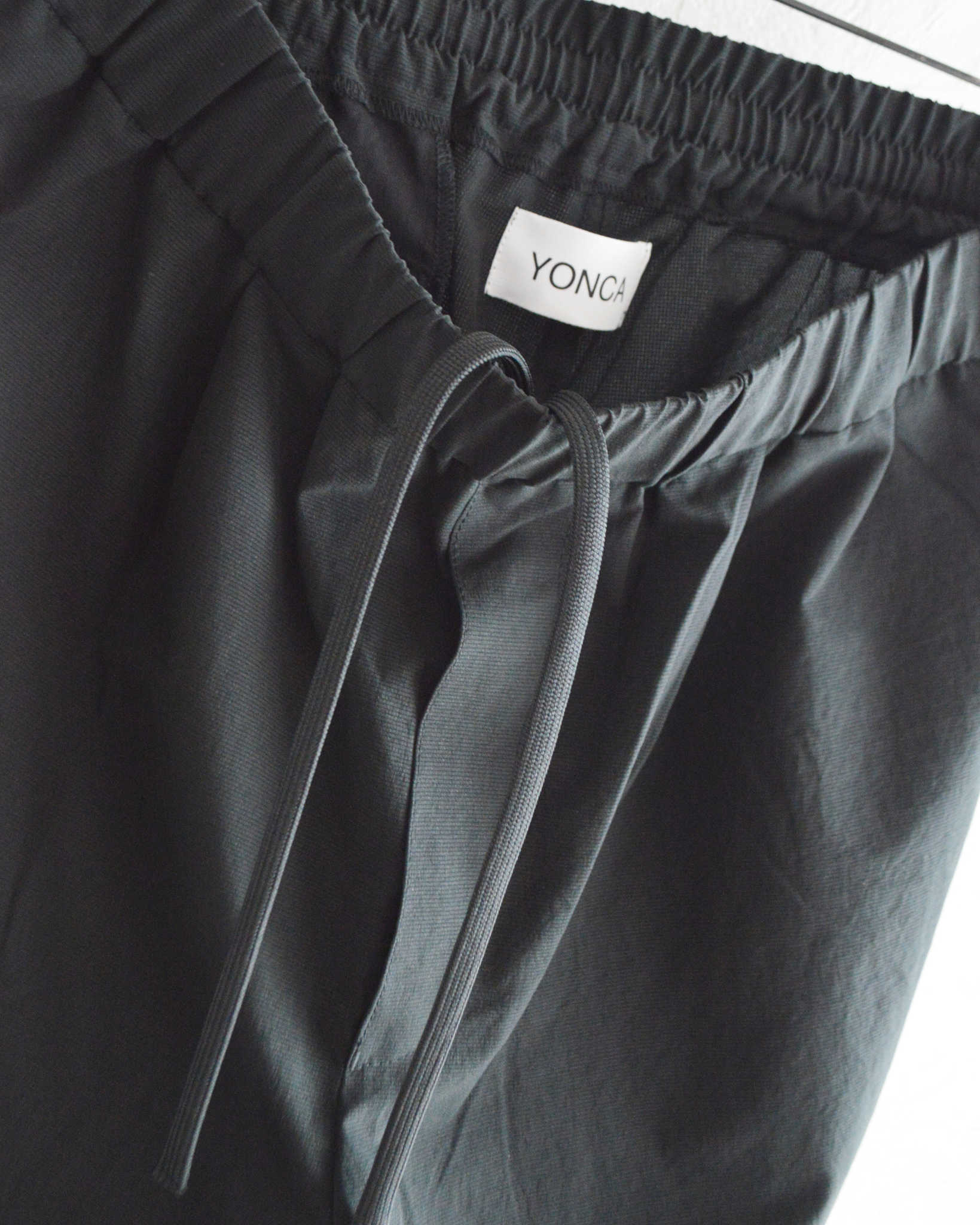 YONCA ヨンカ / COOL TECH PANTS クールテックパンツ (BLACK ブラック)
