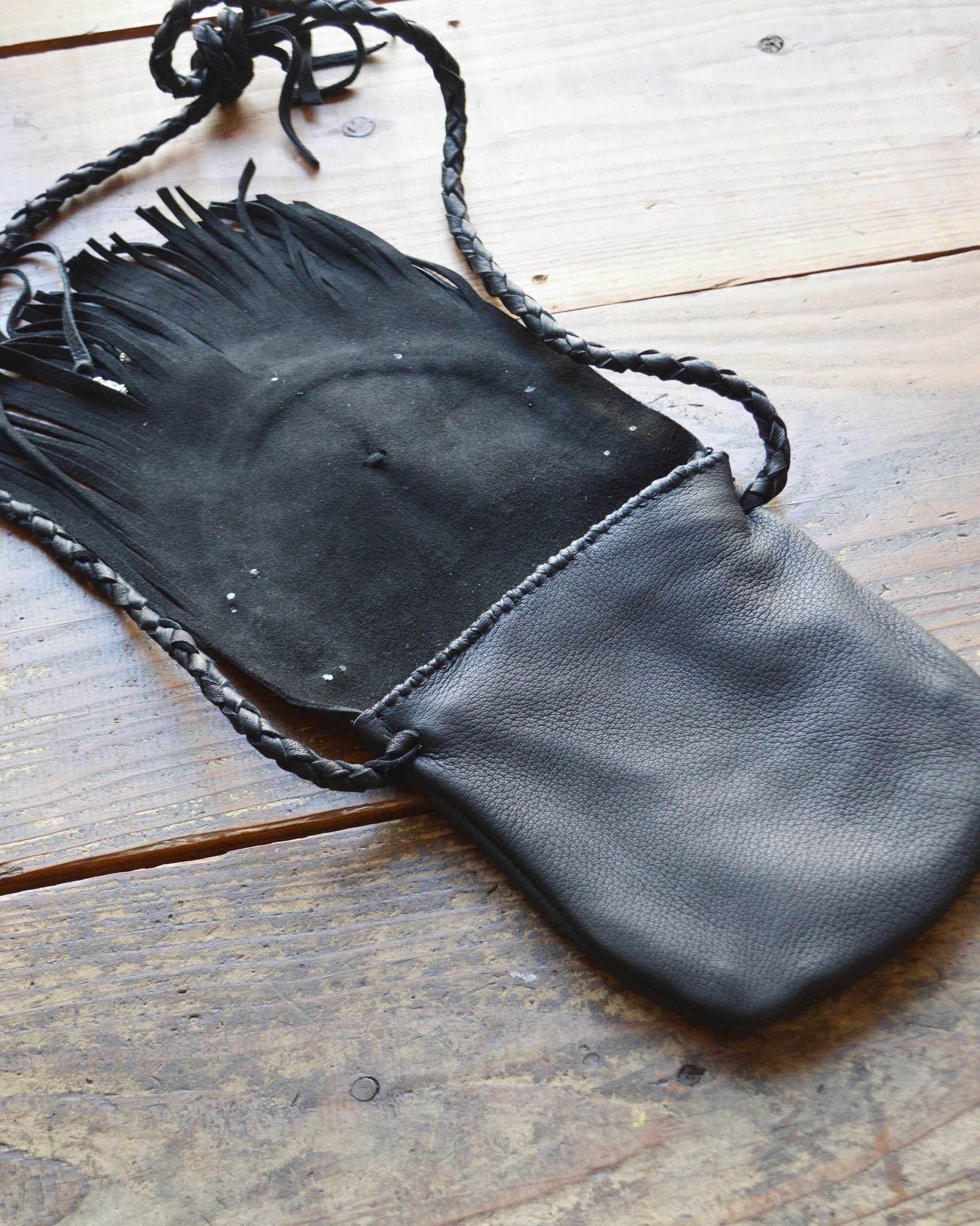 Nasngwam.×EARLYMORNING ナスングワム アーリーモーニング / BEADS MEDICINE BAG ビーズメディスンバッグ (BLACK ブラック)