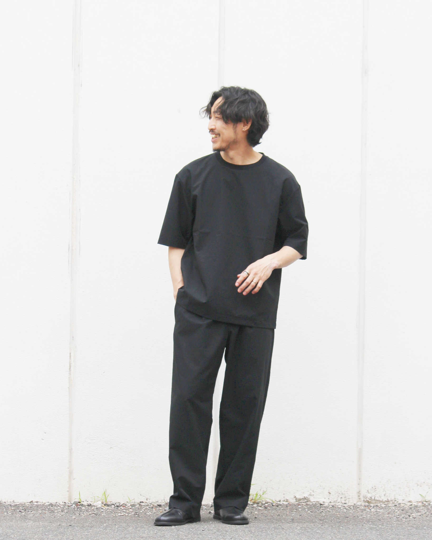 YONCA ヨンカ / COOL TECH PANTS クールテックパンツ (BLACK ブラック)
