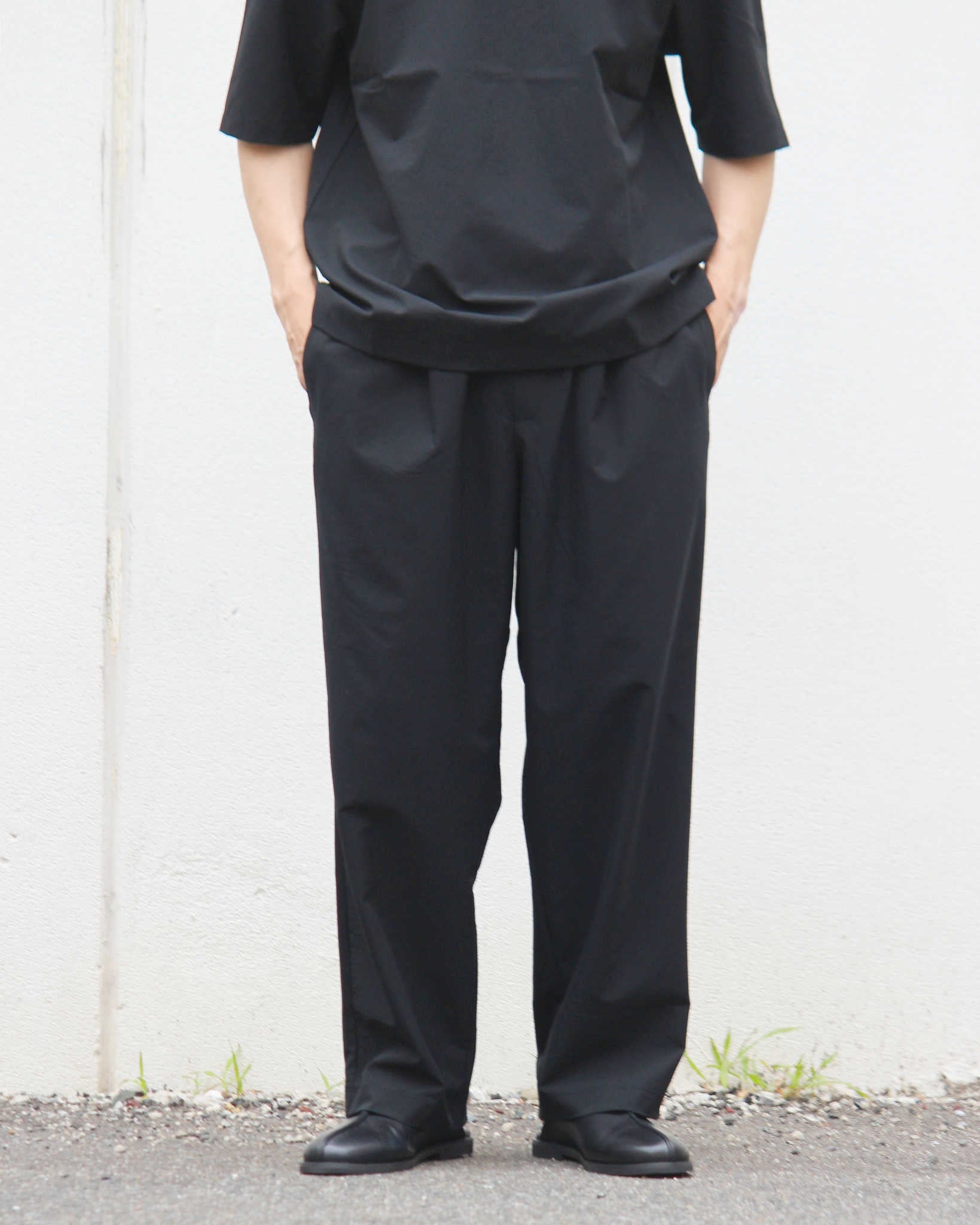 YONCA ヨンカ / COOL TECH PANTS クールテックパンツ (BLACK ブラック)