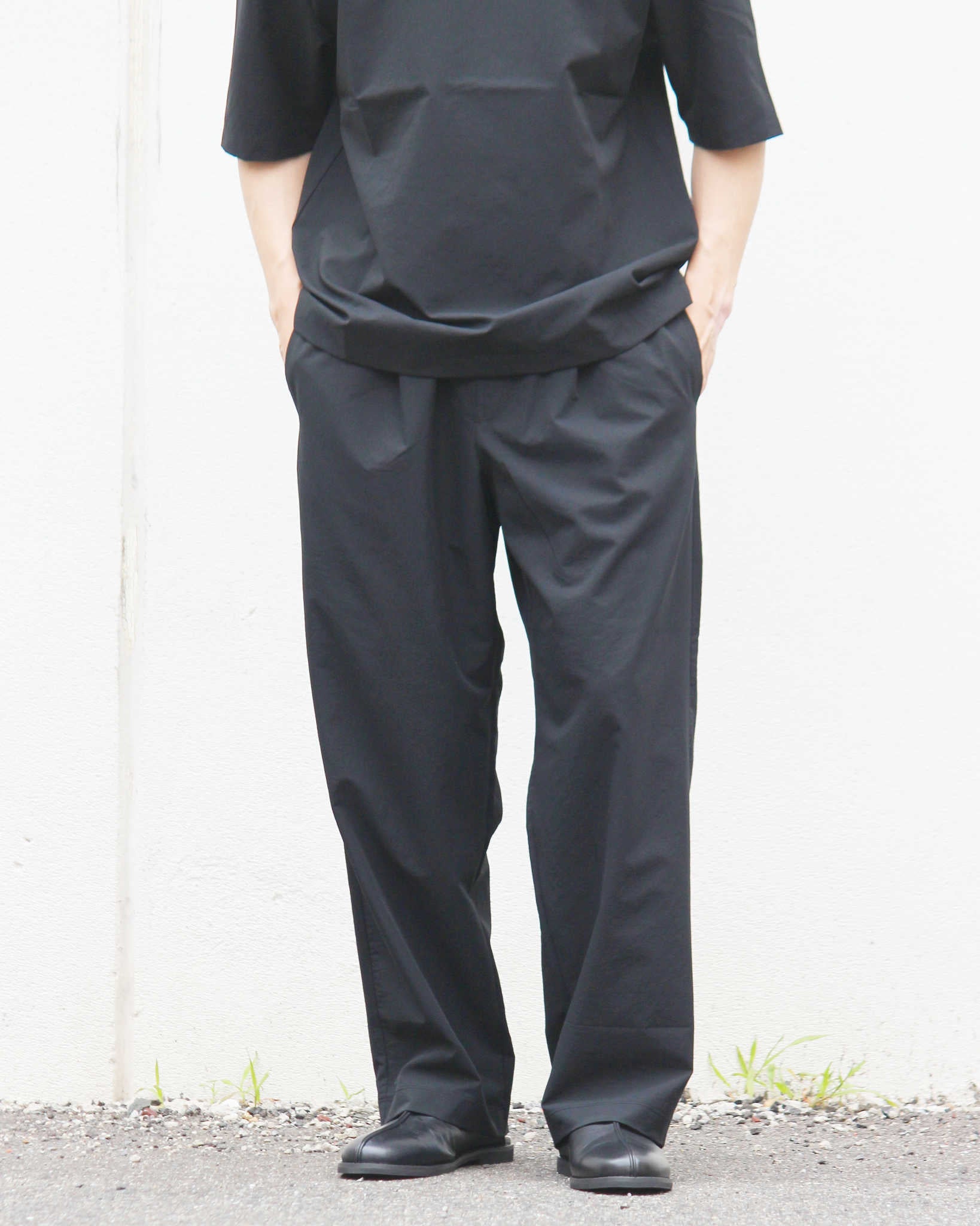 YONCA ヨンカ / COOL TECH PANTS クールテックパンツ (BLACK ブラック)