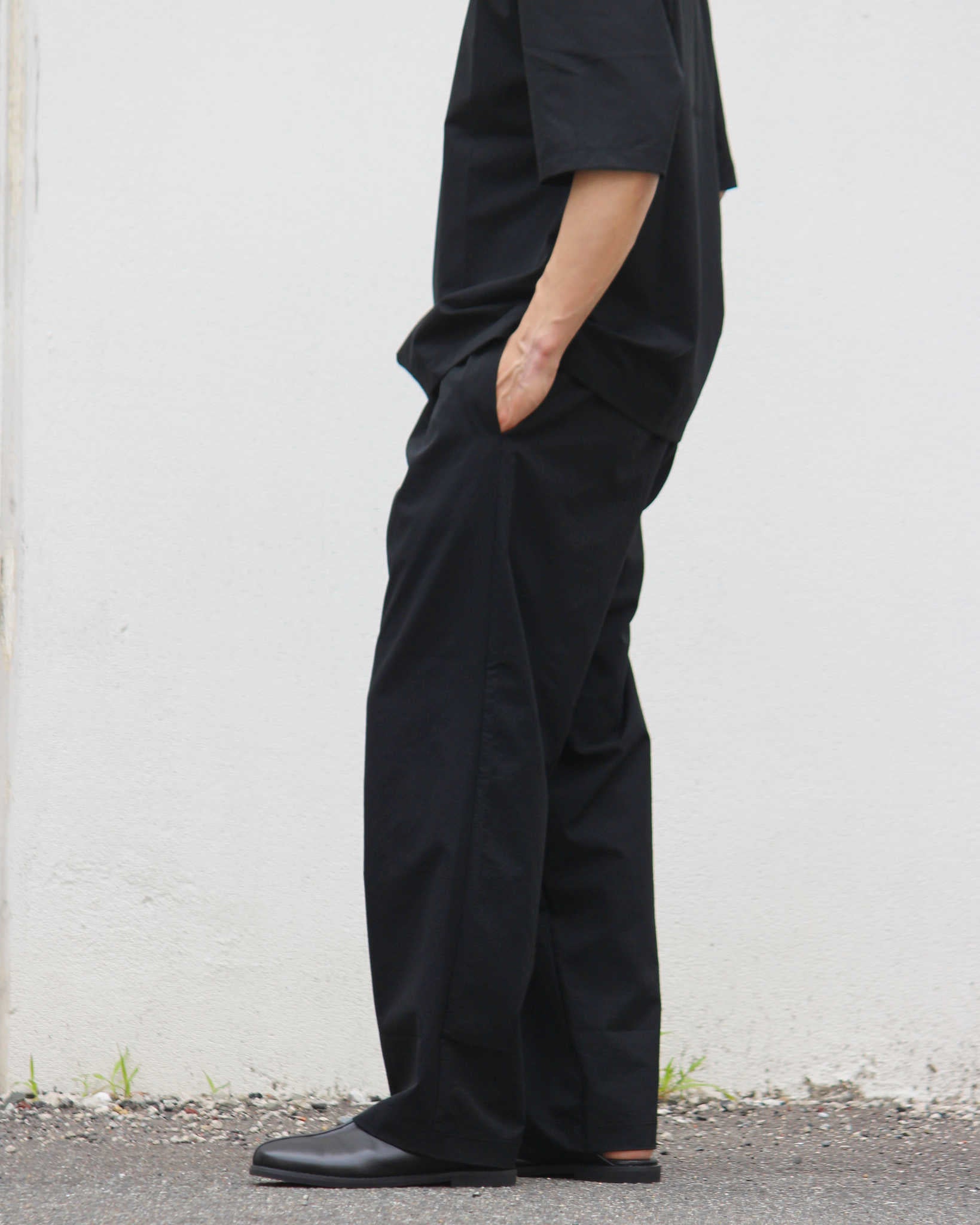 YONCA ヨンカ / COOL TECH PANTS クールテックパンツ (BLACK ブラック)