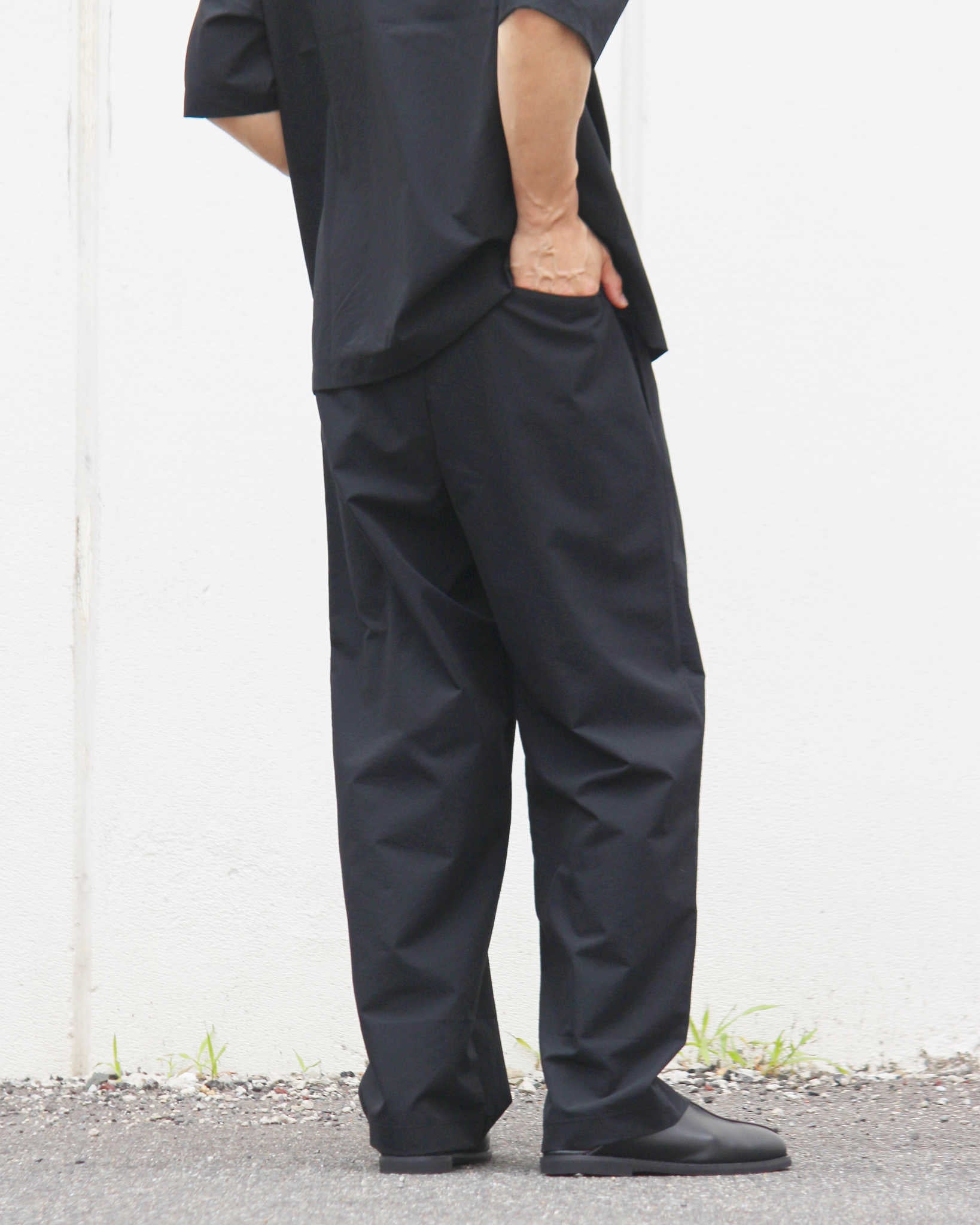 YONCA ヨンカ / COOL TECH PANTS クールテックパンツ (BLACK ブラック)