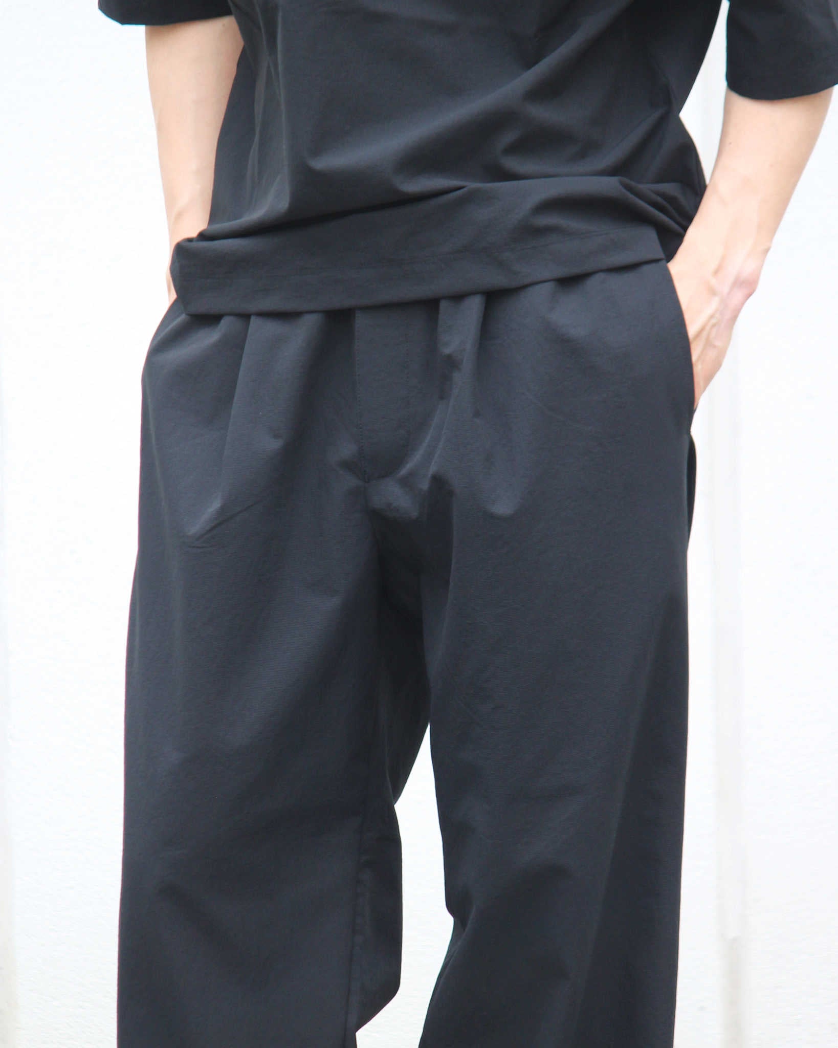 YONCA ヨンカ / COOL TECH PANTS クールテックパンツ (BLACK ブラック)