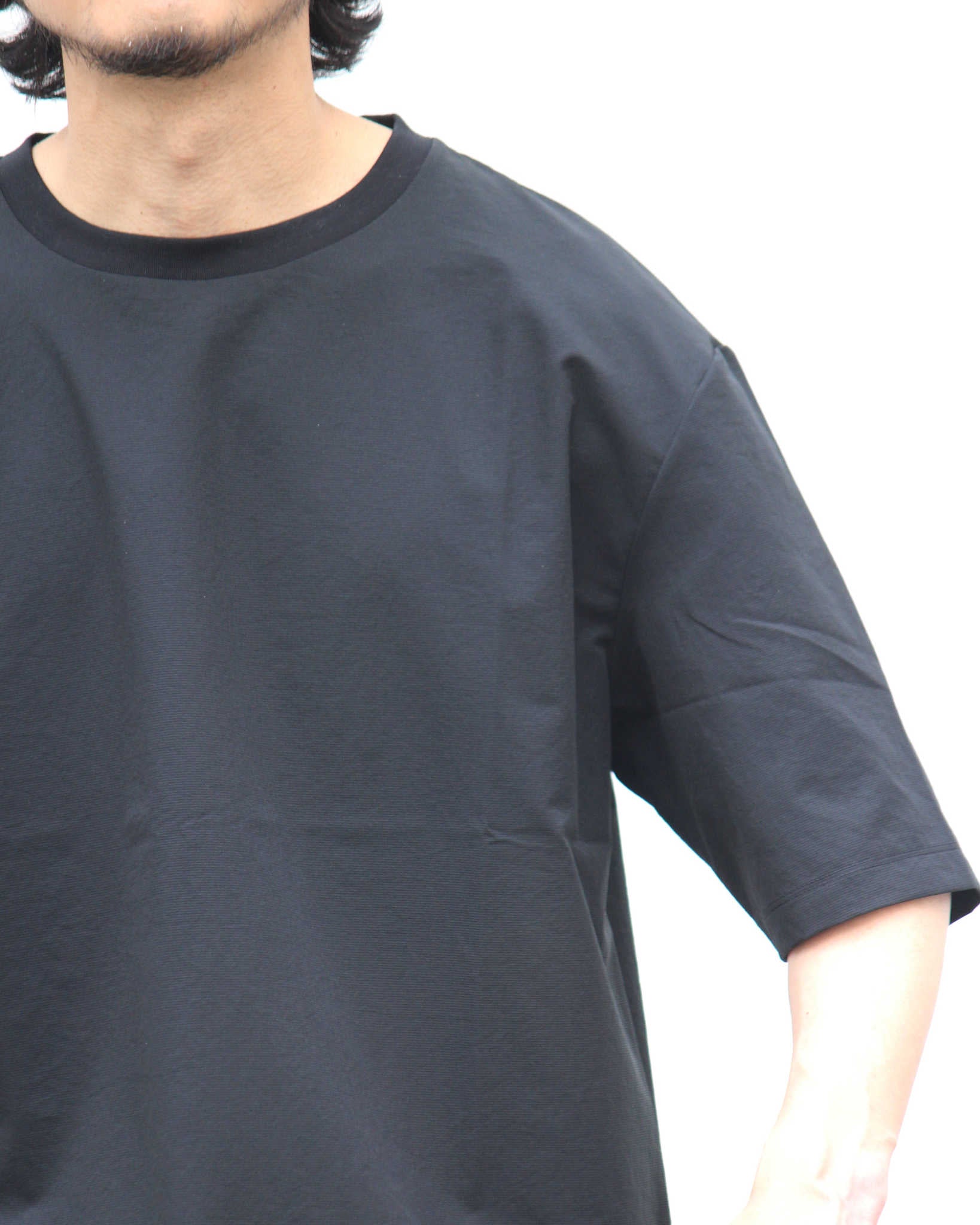 YONCA ヨンカ / COOL TECH TEE クールテックティー (BLACK ブラック)