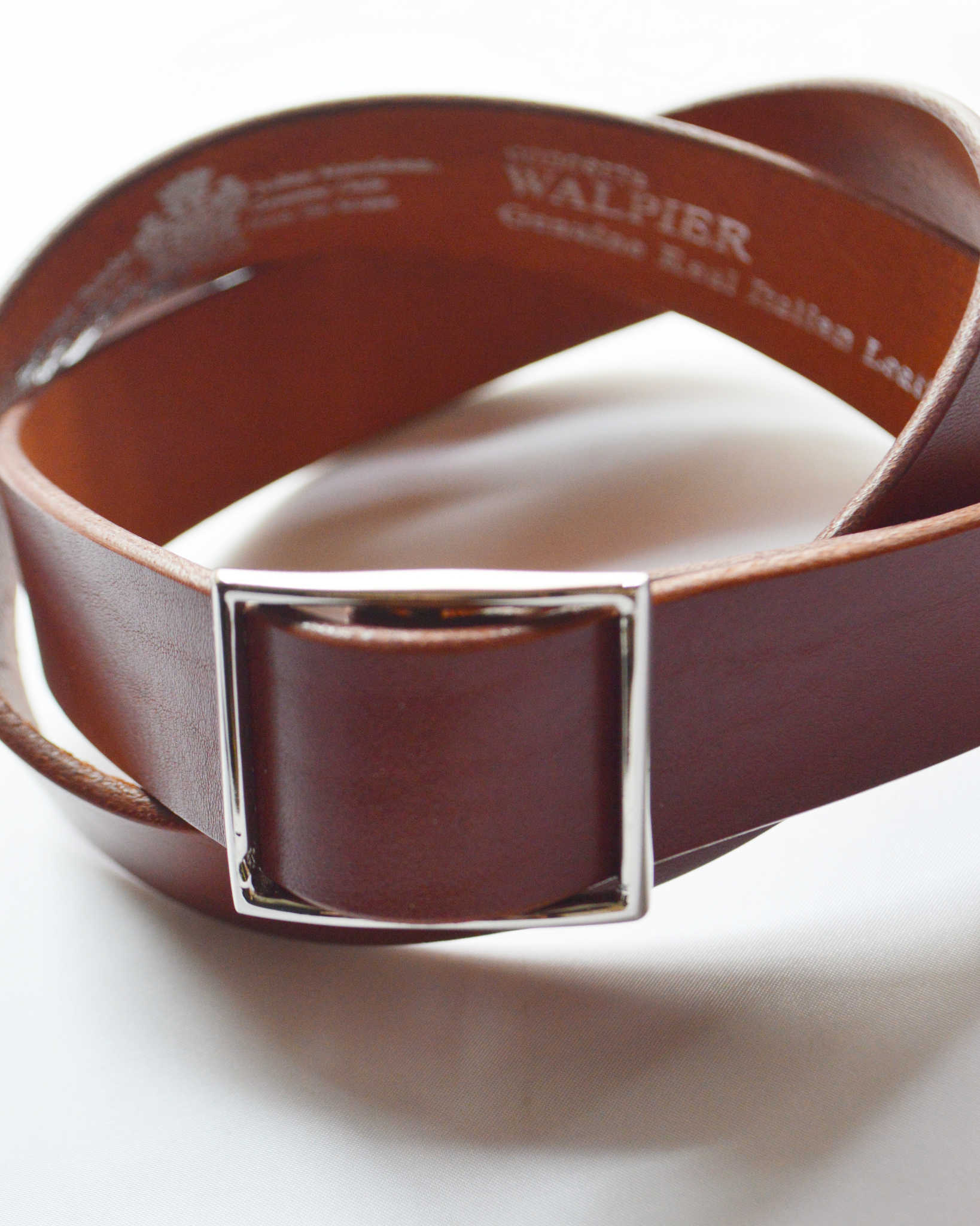 saranam サラナン / フリー中一ベルト (BROWN ブラウン)