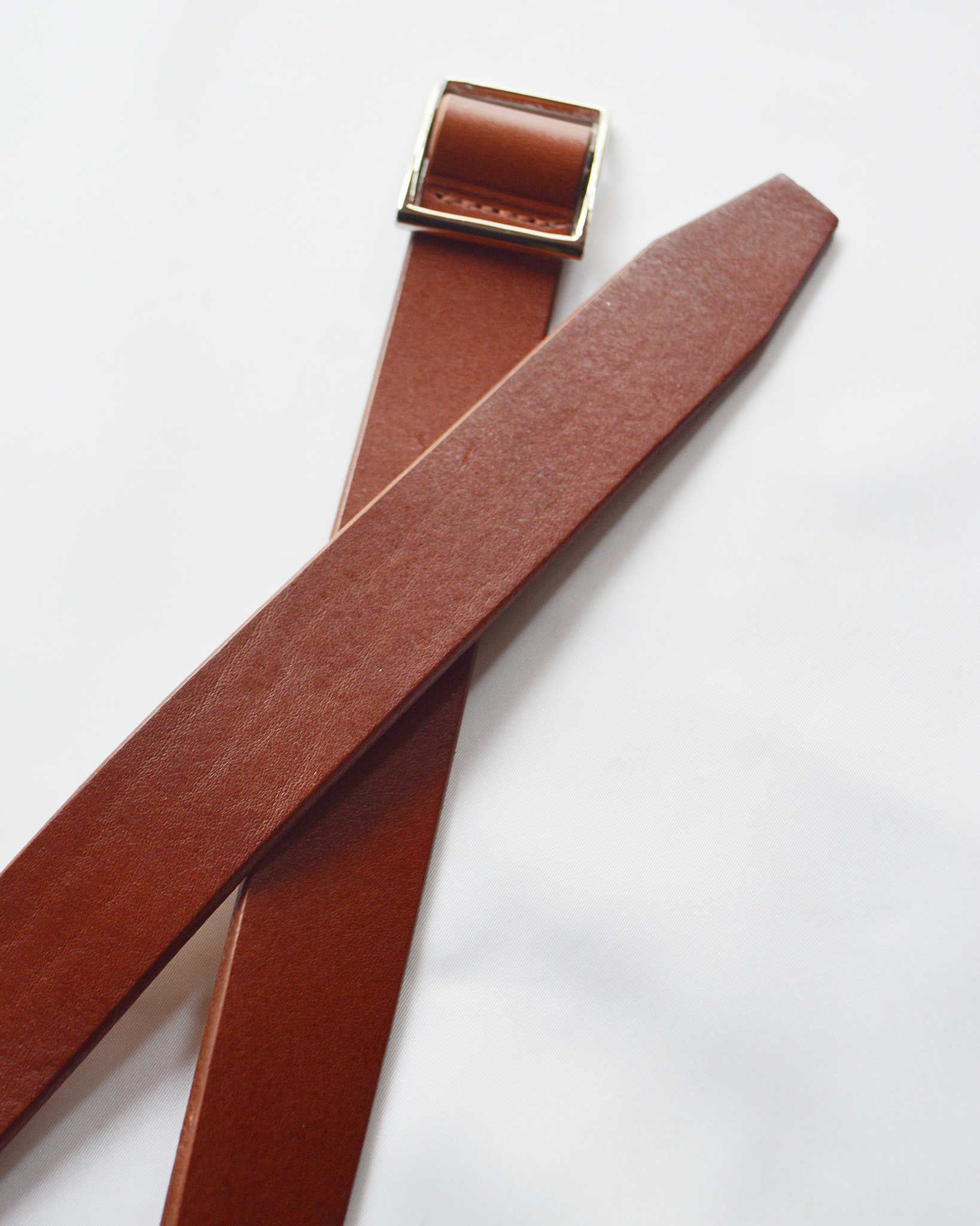 saranam サラナン / フリー中一ベルト (BROWN ブラウン)