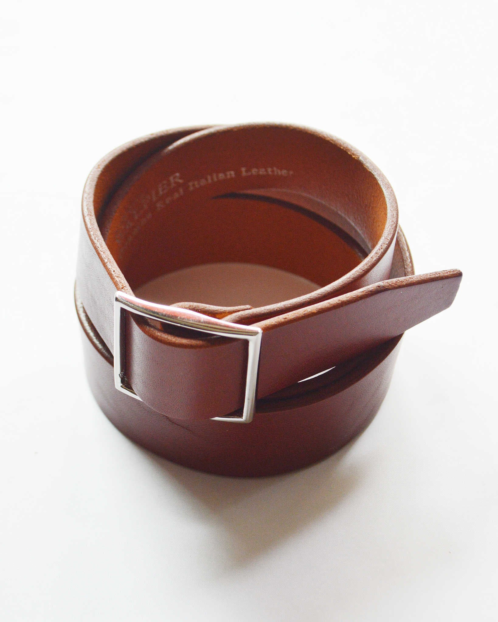 saranam サラナン / フリー中一ベルト (BROWN ブラウン)