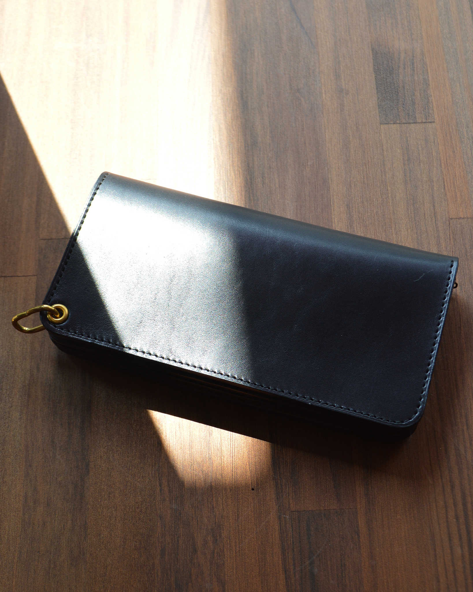 ITUAIS イトゥアイス / CAVARO TRUCKER WALLET カバーロトラッカーウォレット (MARYAM HORSE BUTT マリヤムホースバット BLACK ブラック)