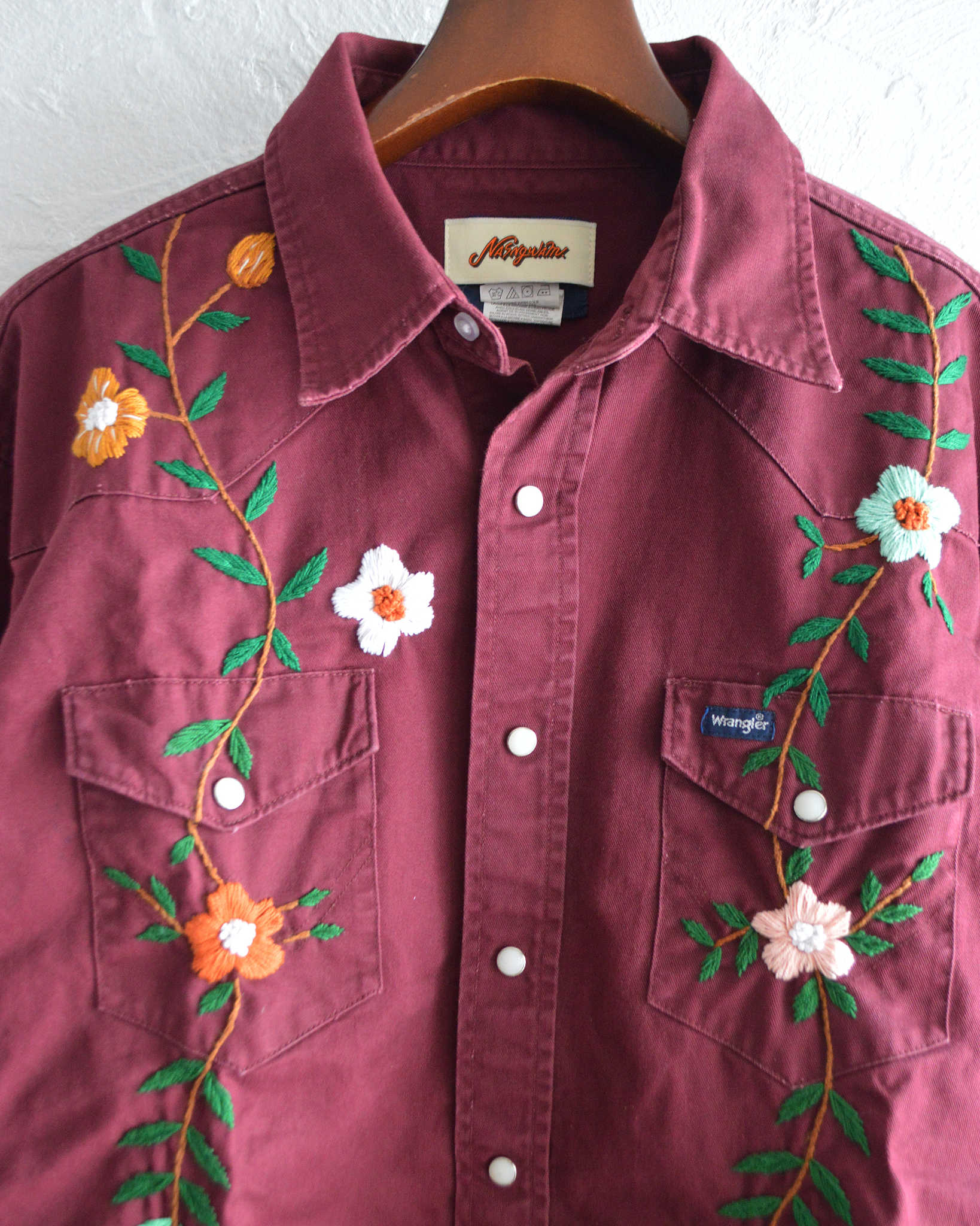Nasngwam. ナスングワム / SALISH SHIRTS サリッシュシャツ (BURGUNDY バーガンディー)