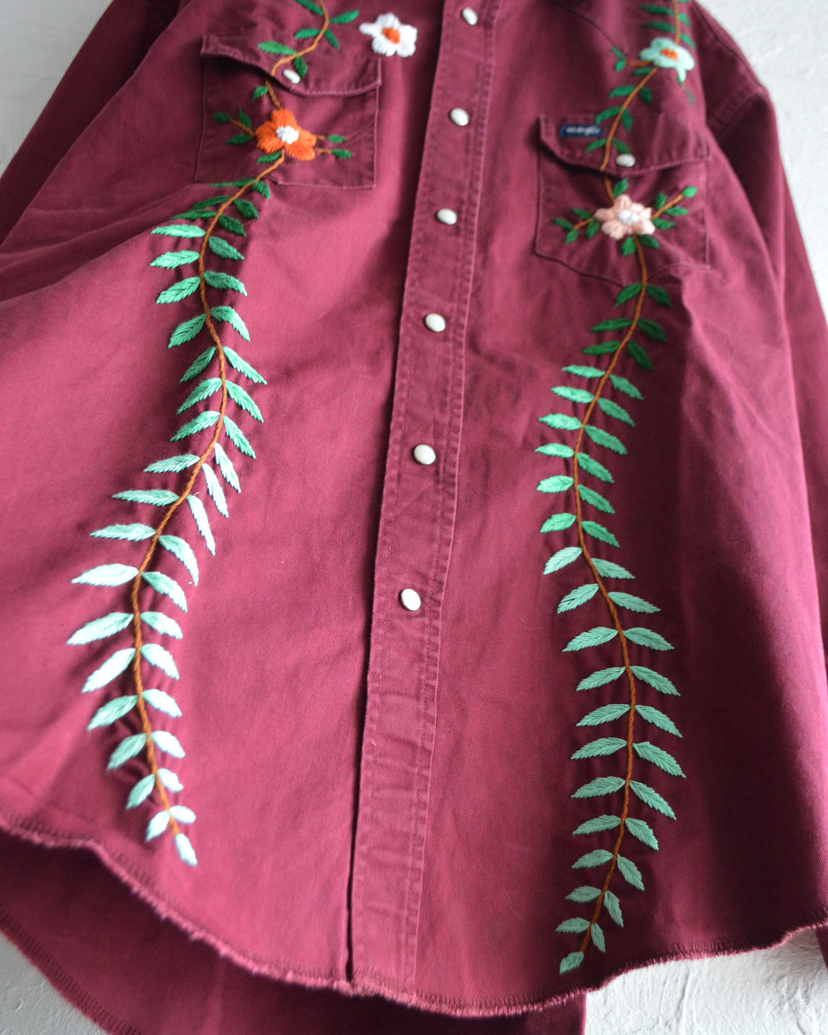 Nasngwam. ナスングワム / SALISH SHIRTS サリッシュシャツ (BURGUNDY バーガンディー)
