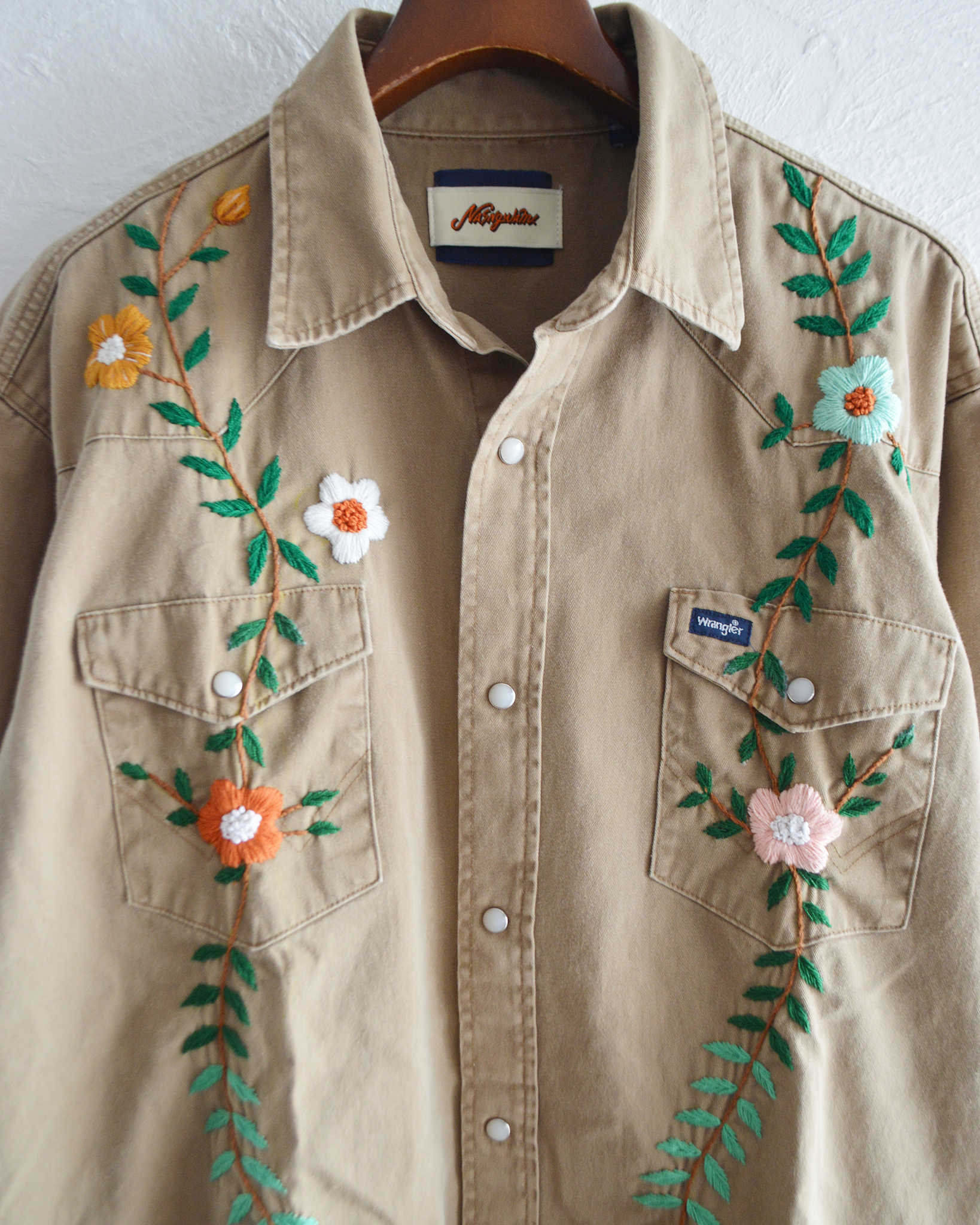 Nasngwam. ナスングワム / SALISH SHIRTS サリッシュシャツ (BEIGE ベージュ)
