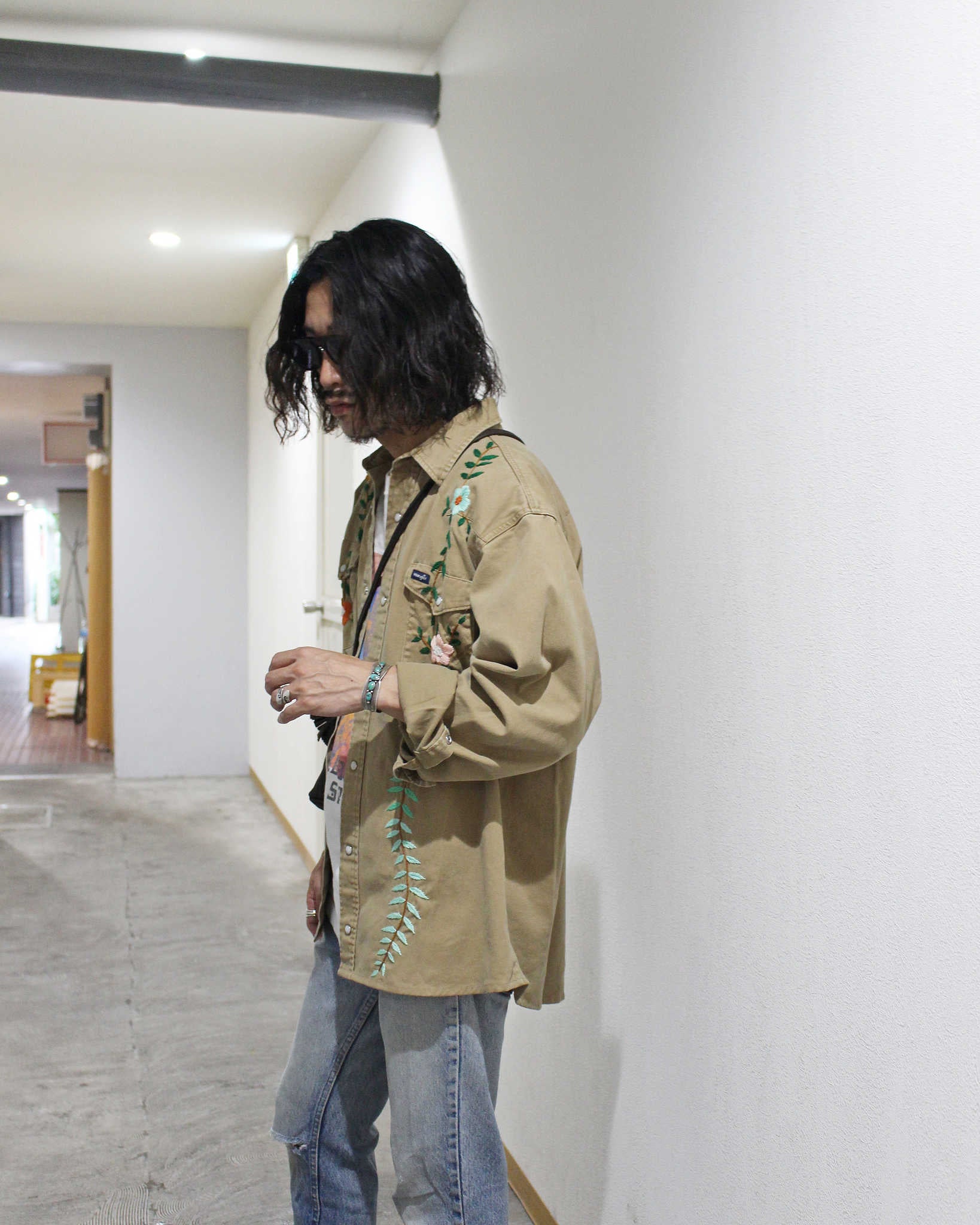 Nasngwam. ナスングワム / SALISH SHIRTS サリッシュシャツ (BEIGE ベージュ)