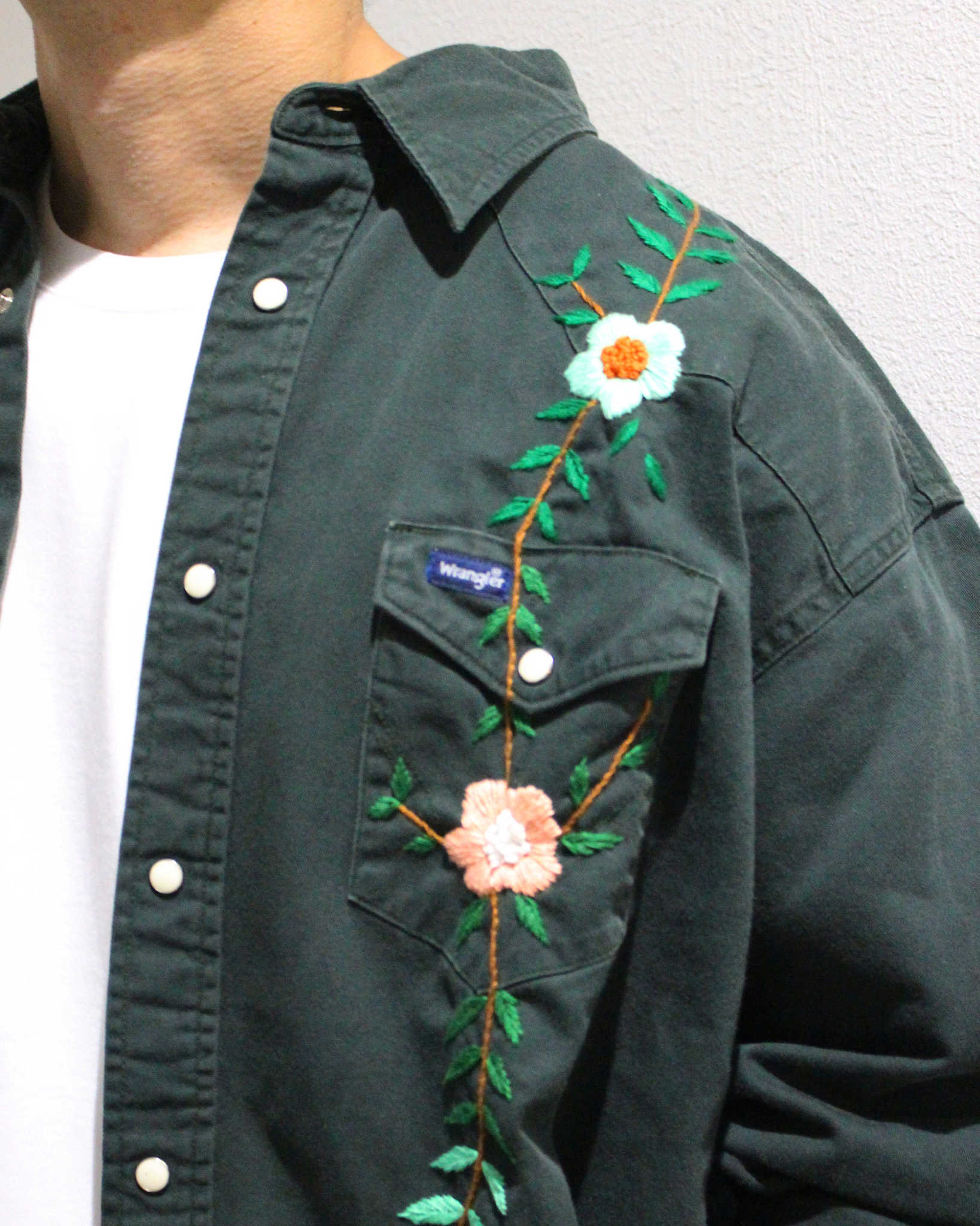 Nasngwam. ナスングワム / SALISH SHIRTS サリッシュシャツ (GREEN グリーン)