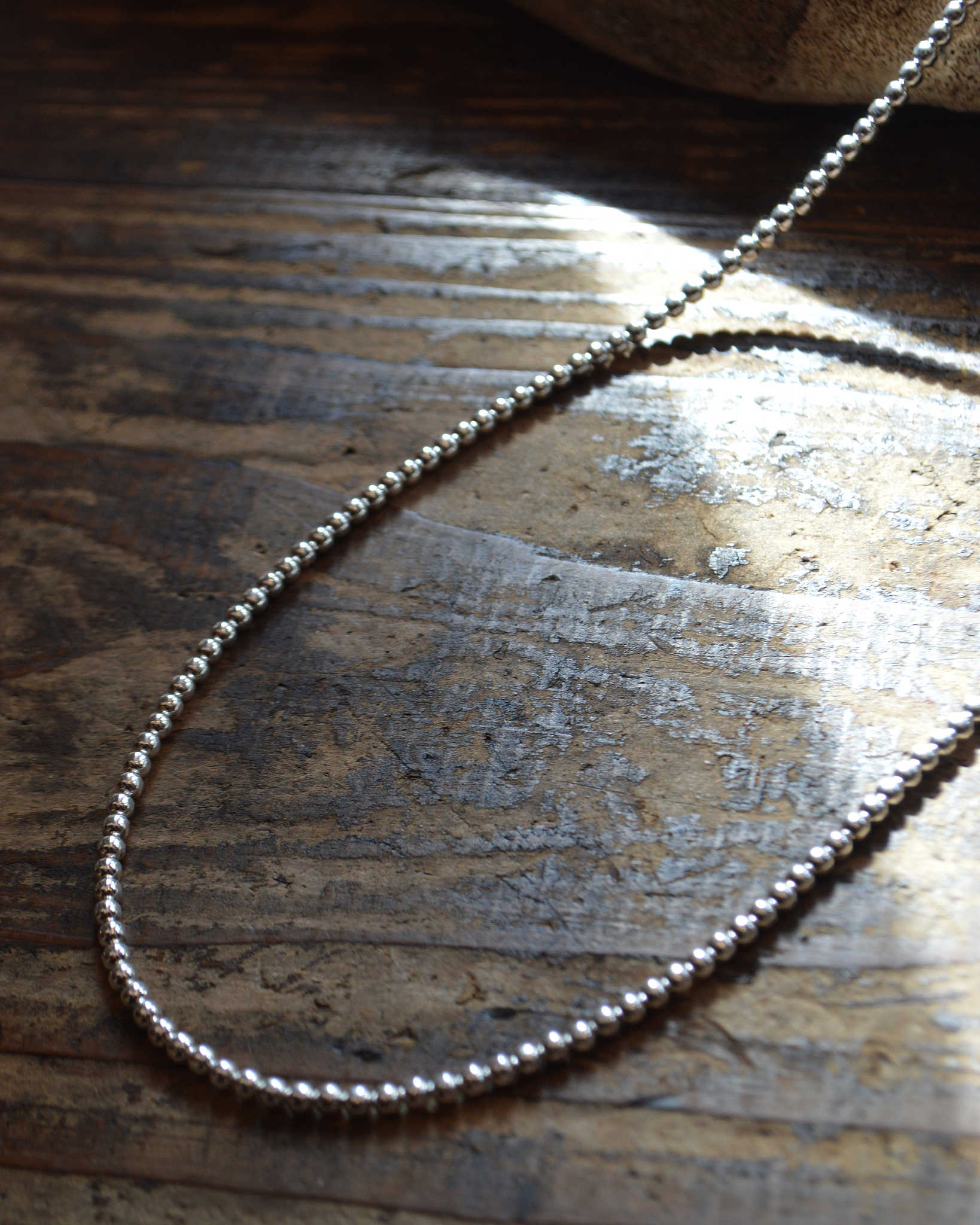 Indian jewelry インディアンジュエリー / Navajo Pearl Necklace ナバホパールネックレス TERESA BELONE (3mm 50cm)