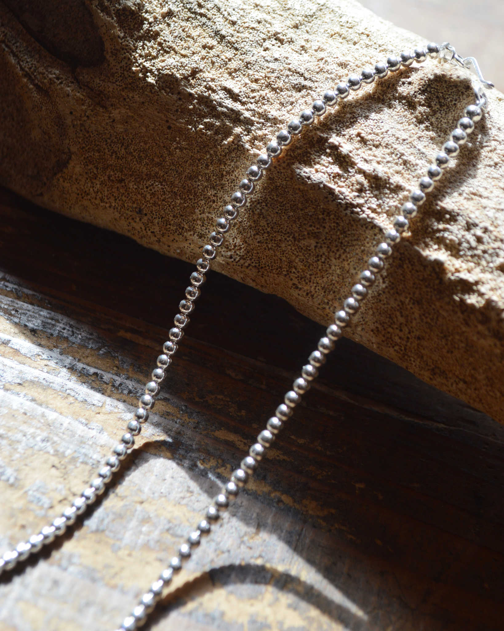 Indian jewelry インディアンジュエリー / Navajo Pearl Necklace ナバホパールネックレス TERESA BELONE (3mm 55cm)