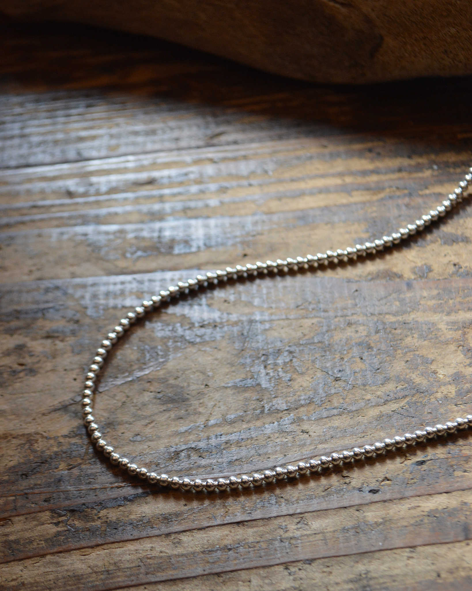 Indian jewelry インディアンジュエリー / Navajo Pearl Necklace ナバホパールネックレス TERESA BELONE (3mm 60cm)