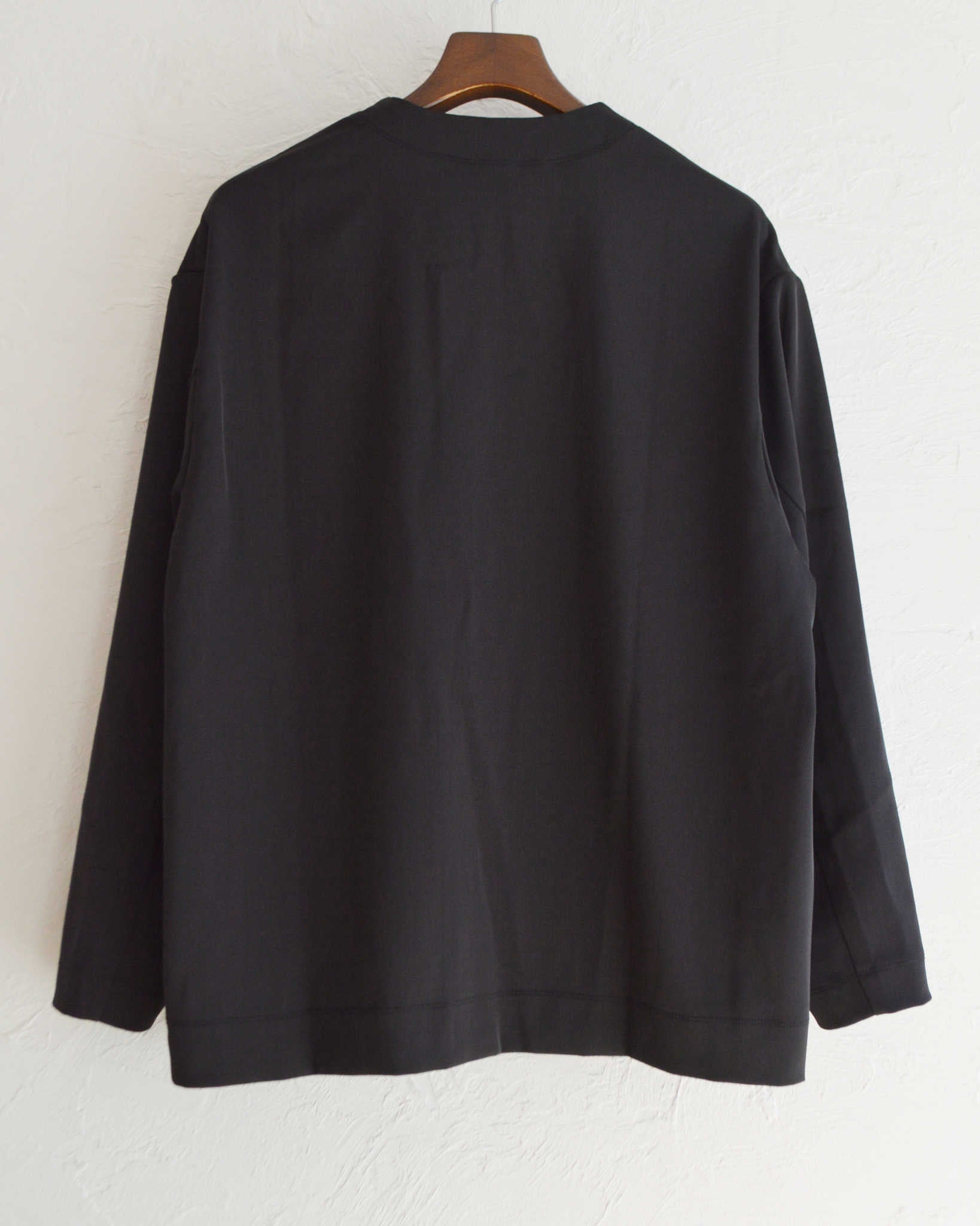 LAMOND ラモンド / TWILL TWIST CARDIGAN JACKET ツイルツイストカーディガンジャケット (BLACK ブラック)