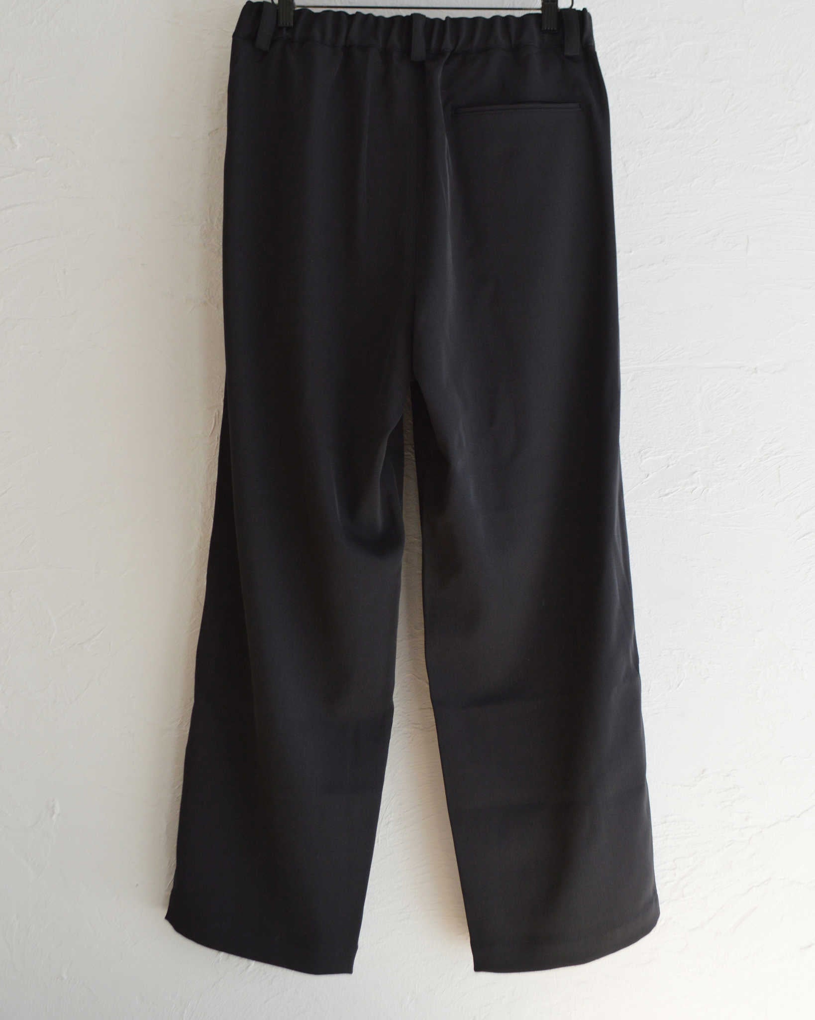 LAMOND ラモンド / TWILL TWIST CENTER SEAM PANTS ツイルセンターシームパンツ (BLACK ブラック)