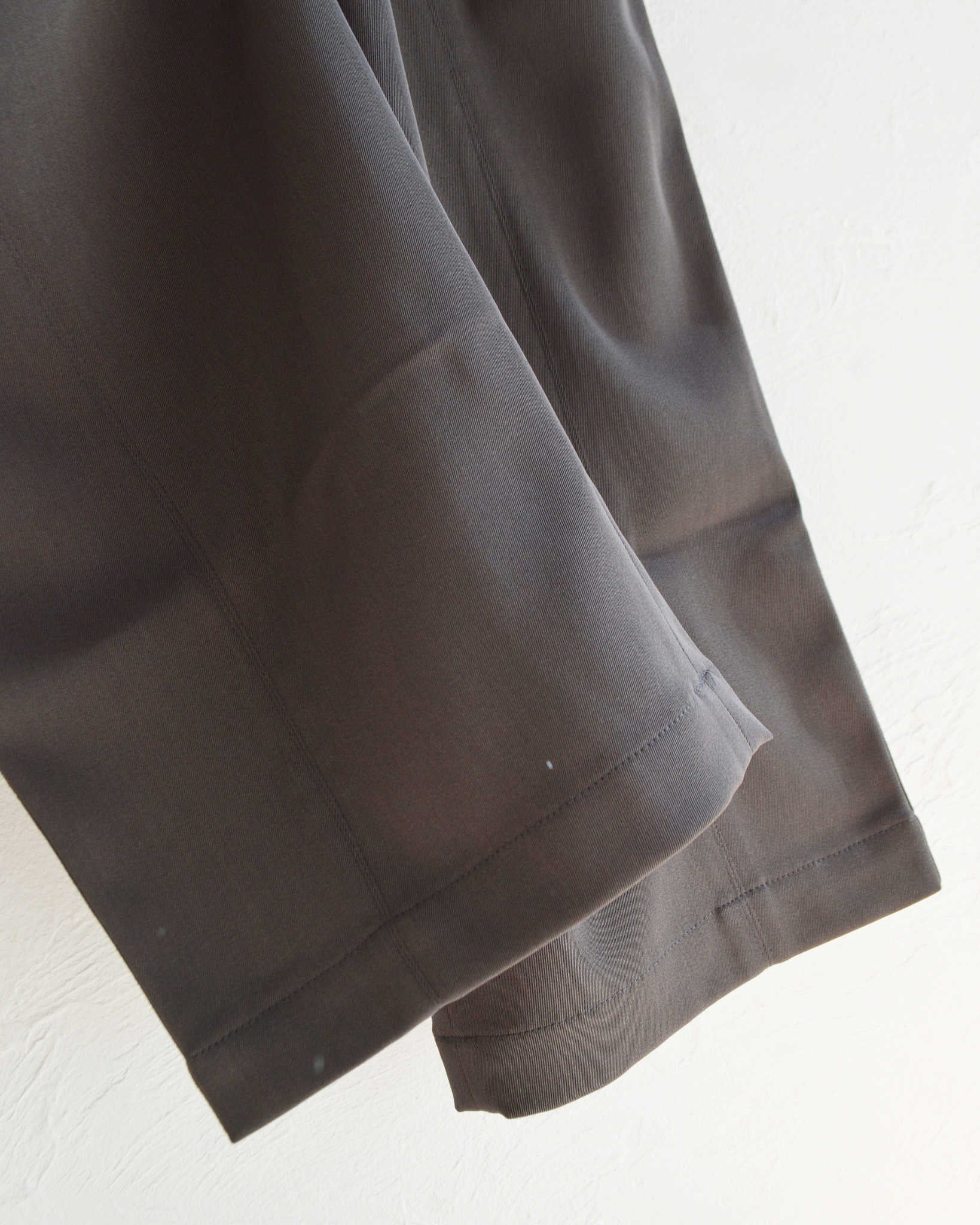 LAMOND ラモンド / TWILL TWIST CENTER SEAM PANTS ツイルセンターシームパンツ (DARK BROWN ダークブラウン)