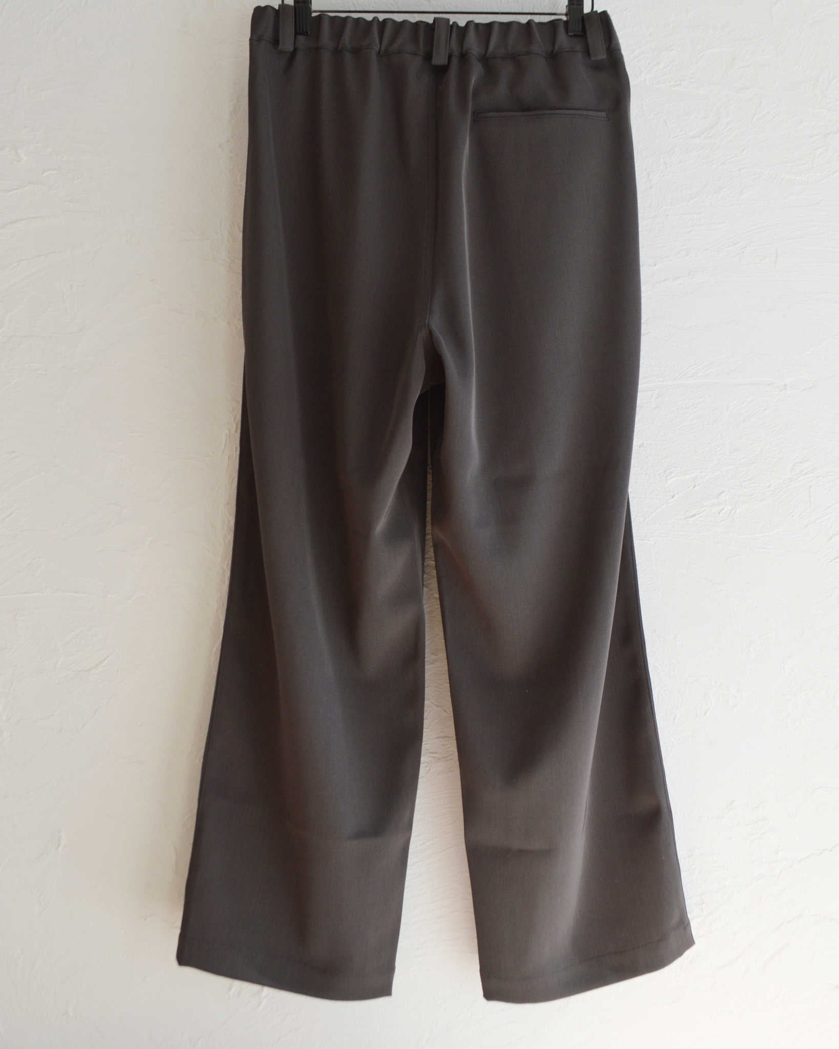 LAMOND ラモンド / TWILL TWIST CENTER SEAM PANTS ツイルセンターシームパンツ (DARK BROWN ダークブラウン)