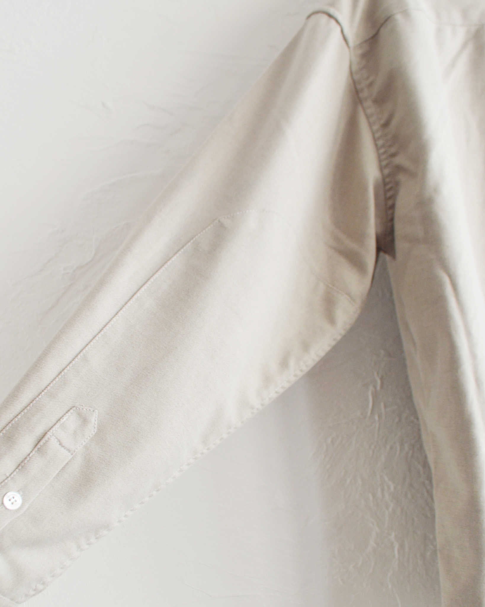 modemdesign モデムデザイン / WOOL MIX SHIRTS ウールミックスシャツ (BEIGE ベージュ)